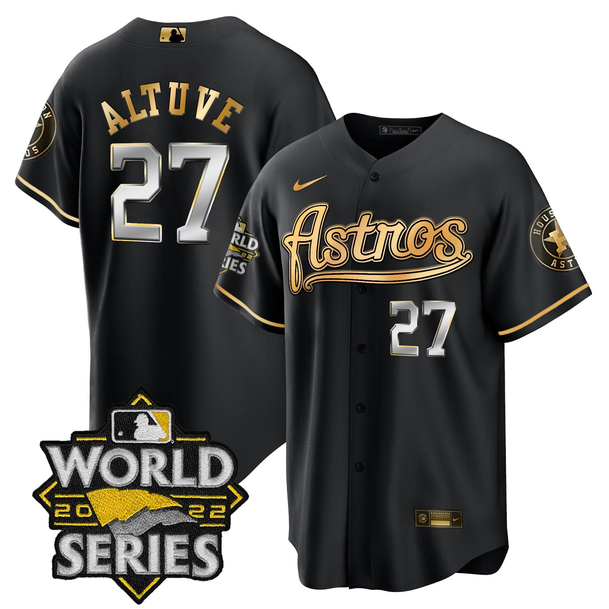 Men’s World Series & Throwback Patch Gold Jersey V2