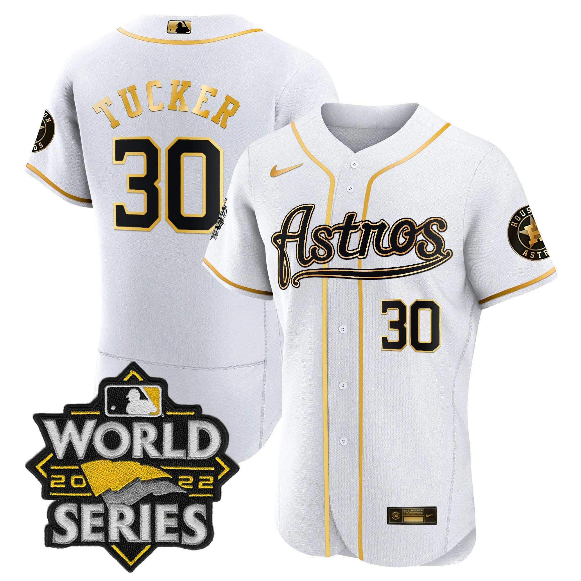 Men’s World Series & Throwback Patch Gold Jersey V2