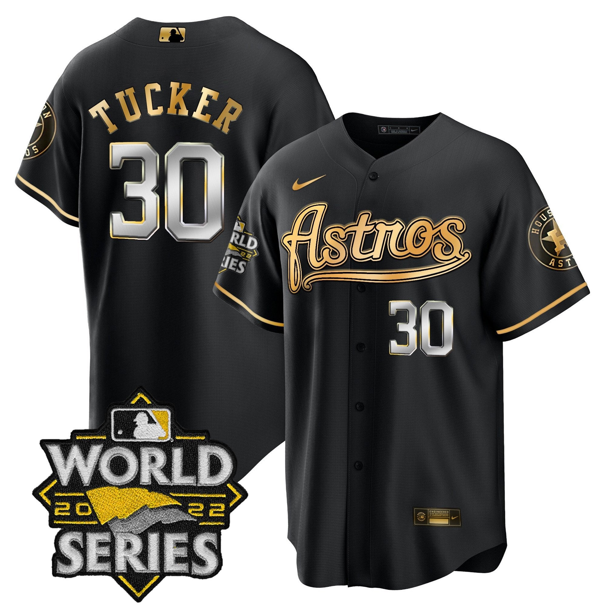 Men’s World Series & Throwback Patch Gold Jersey V2