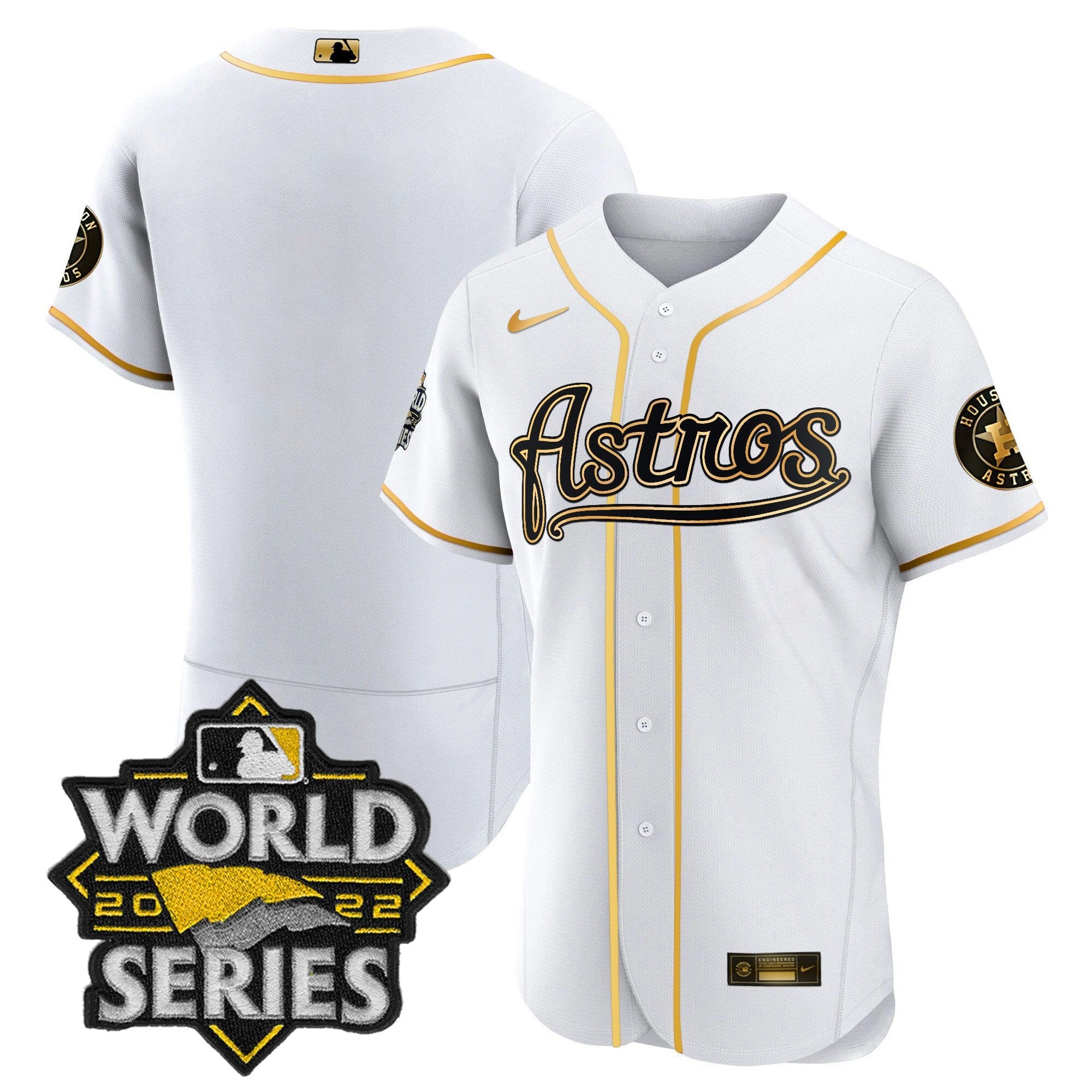 Men’s World Series & Throwback Patch Gold Jersey V2