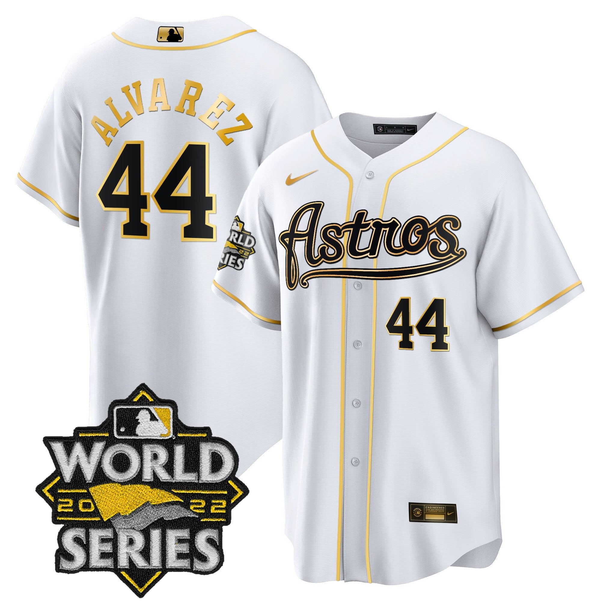 Men’s World Series & Throwback Patch Gold Jersey V2