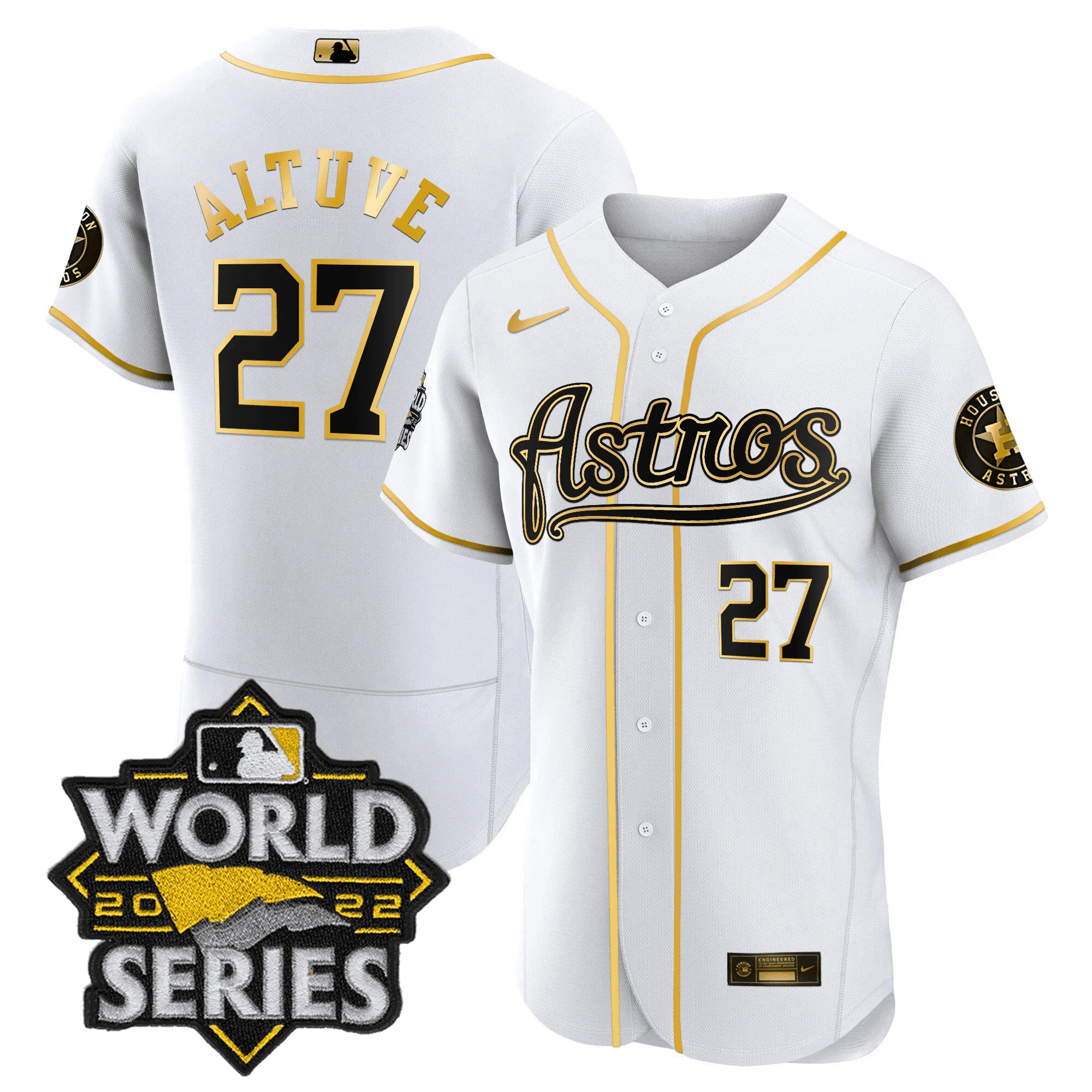 Men’s World Series & Throwback Patch Gold Jersey V2
