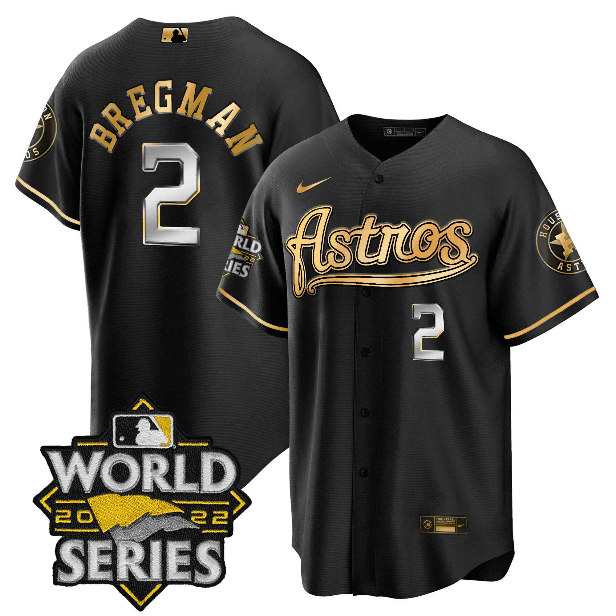 Men’s World Series & Throwback Patch Gold Jersey V2