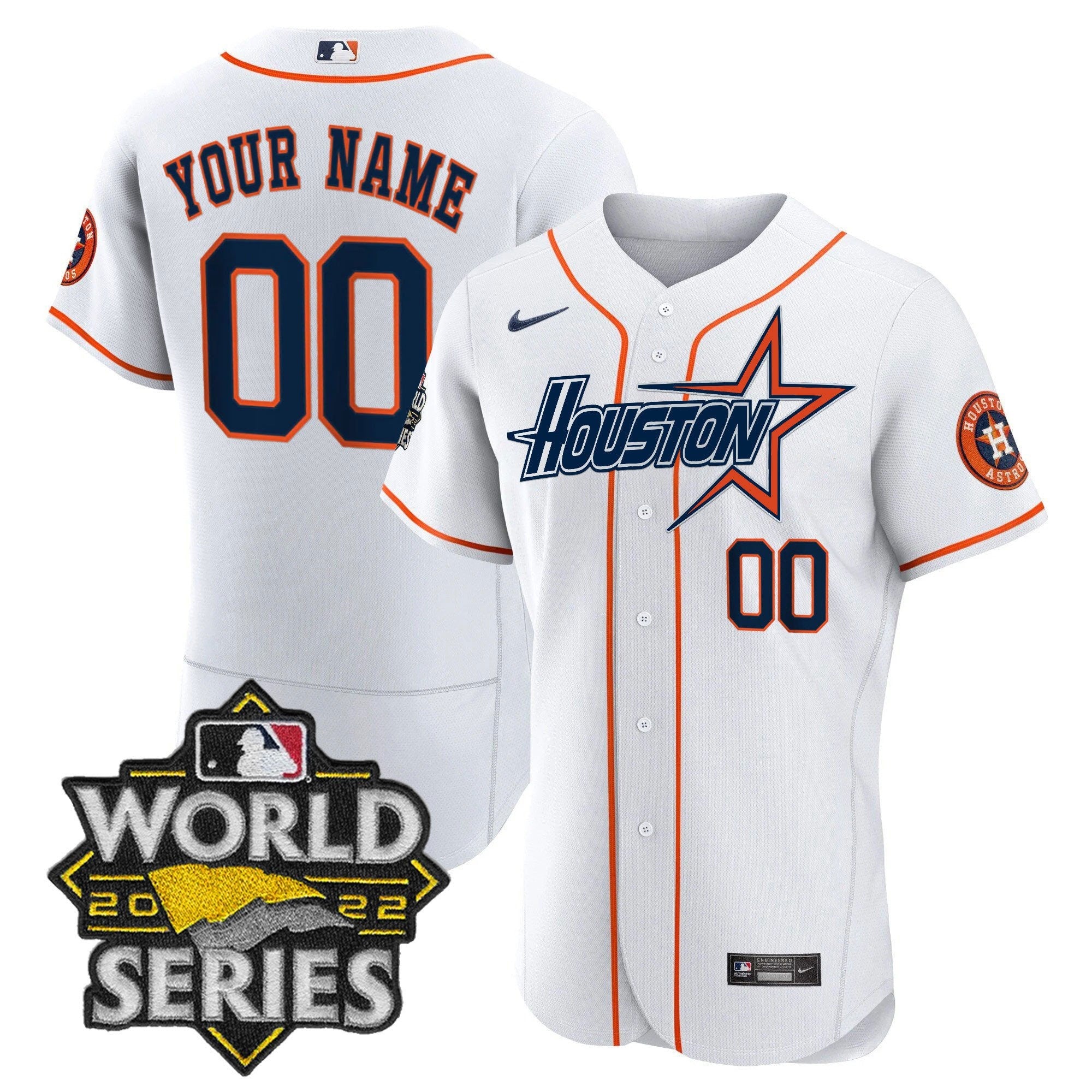 World Series Black Gold Special Custom Jersey
