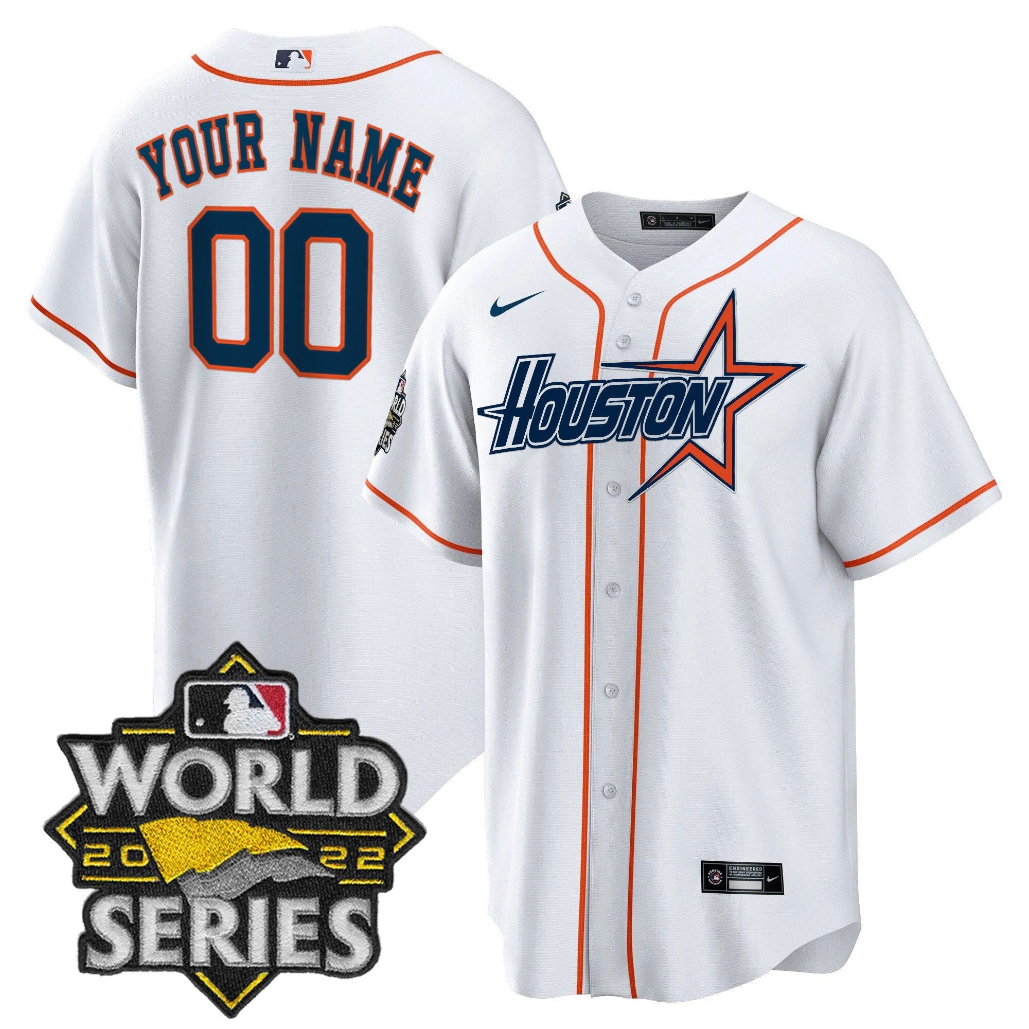World Series Black Gold Special Custom Jersey