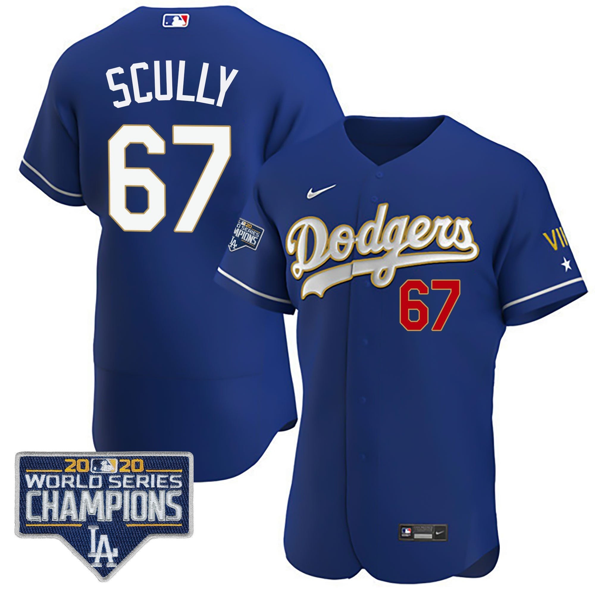 Men’s World Series Patch Gold Limited Jersey