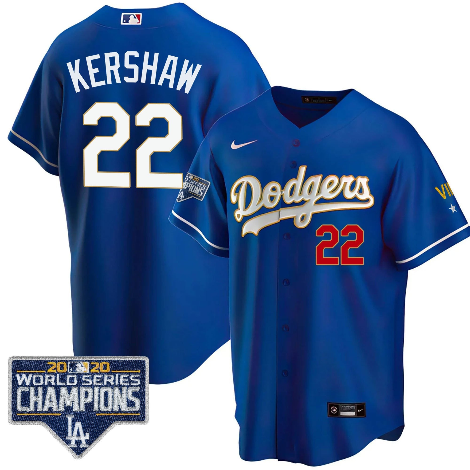 Men’s World Series Patch Gold Limited Jersey