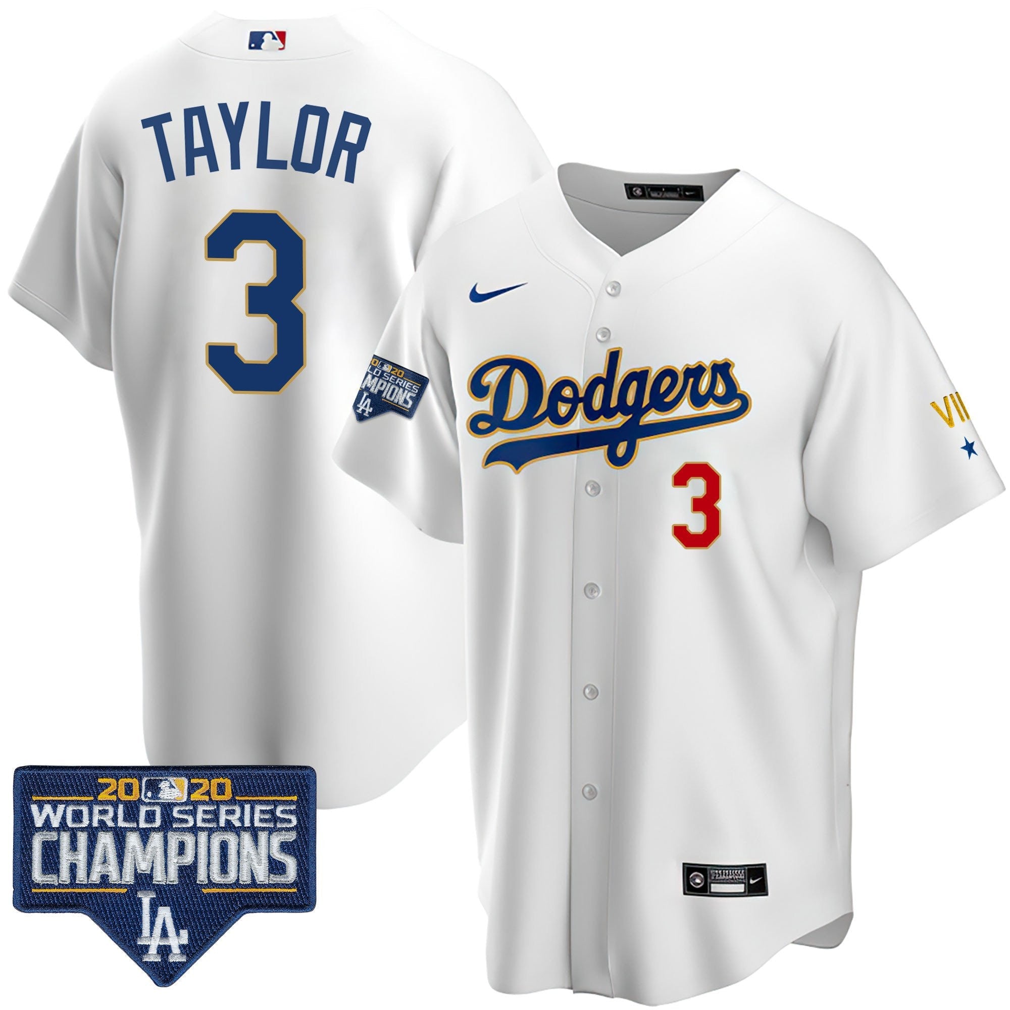 Men’s World Series Patch Gold Limited Jersey