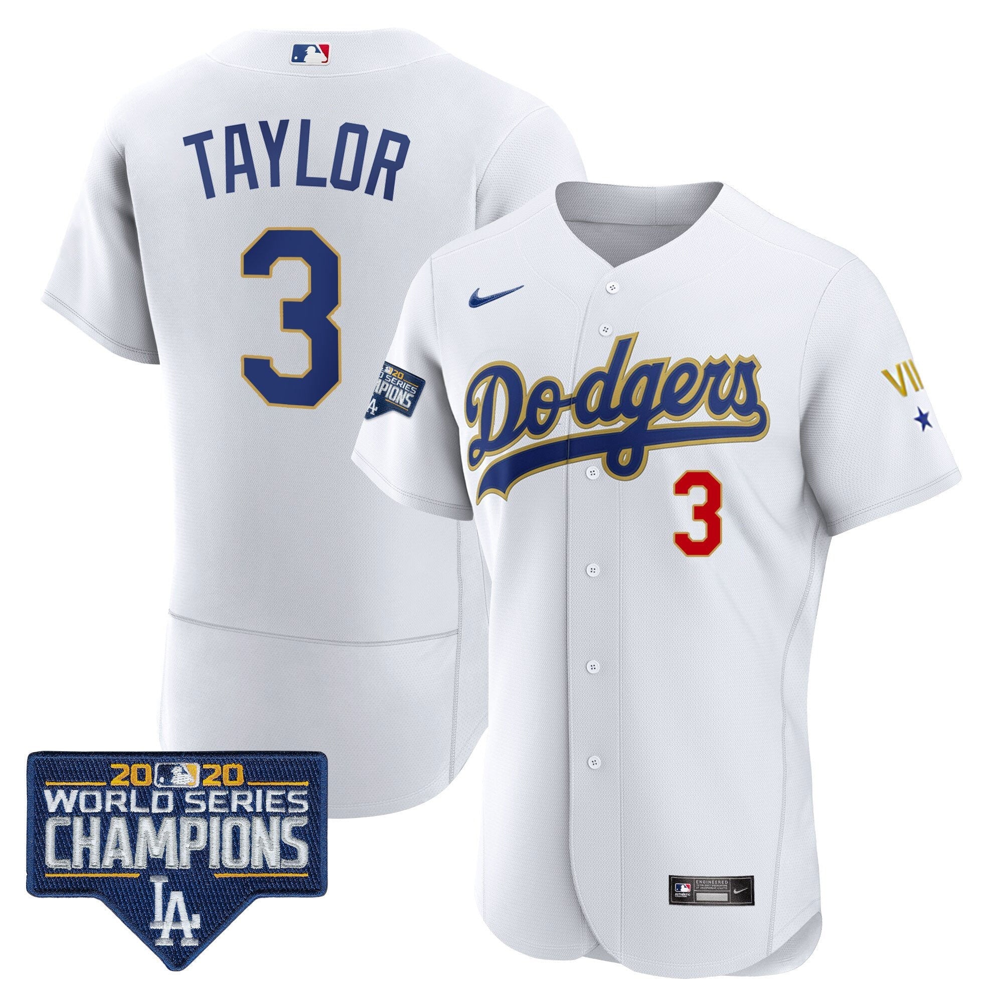 Men’s World Series Patch Gold Limited Jersey