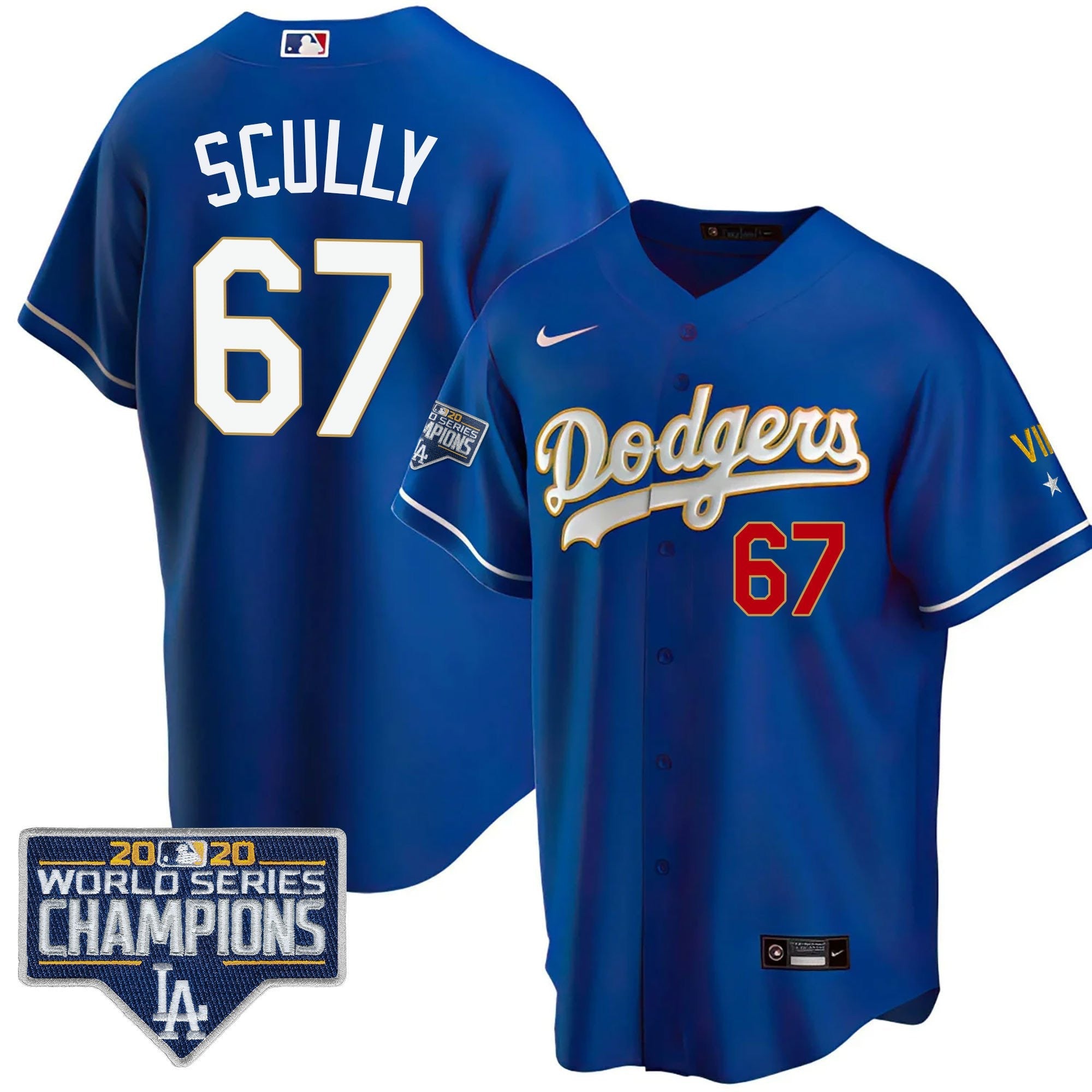 Men’s World Series Patch Gold Limited Jersey