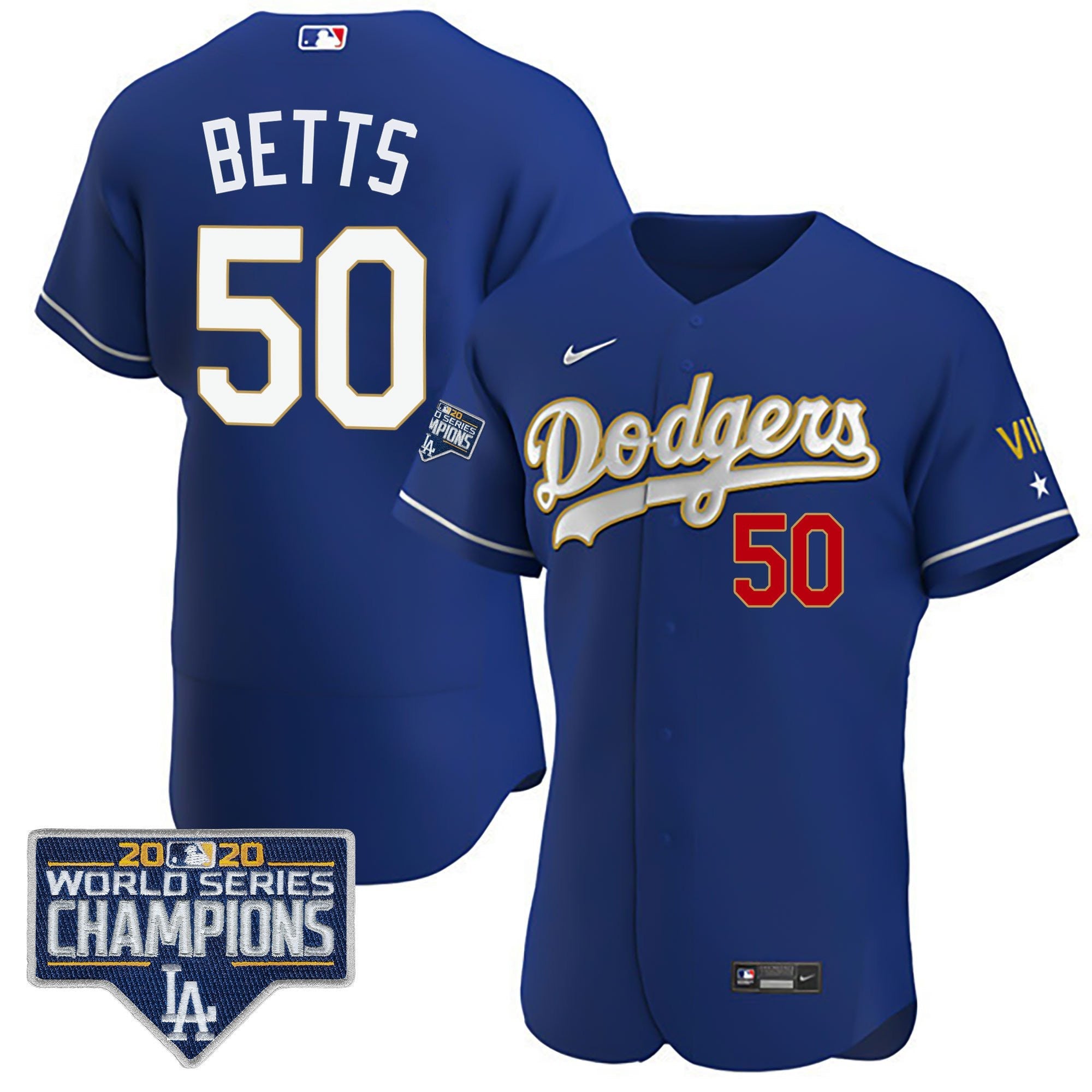 Men’s World Series Patch Gold Limited Jersey