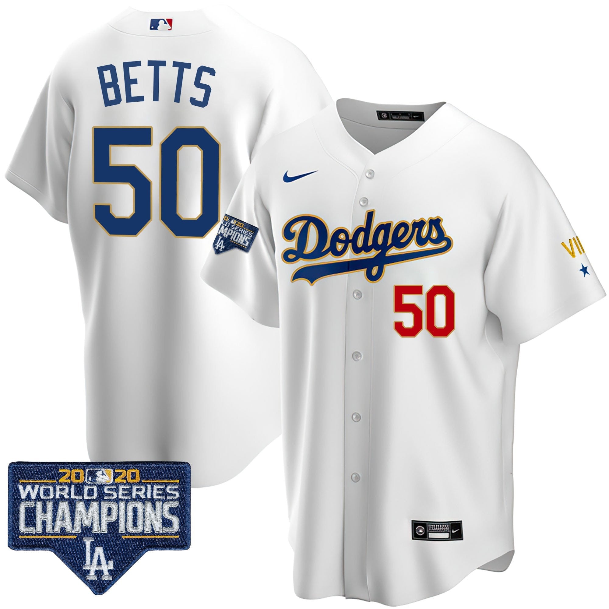 Men’s World Series Patch Gold Limited Jersey
