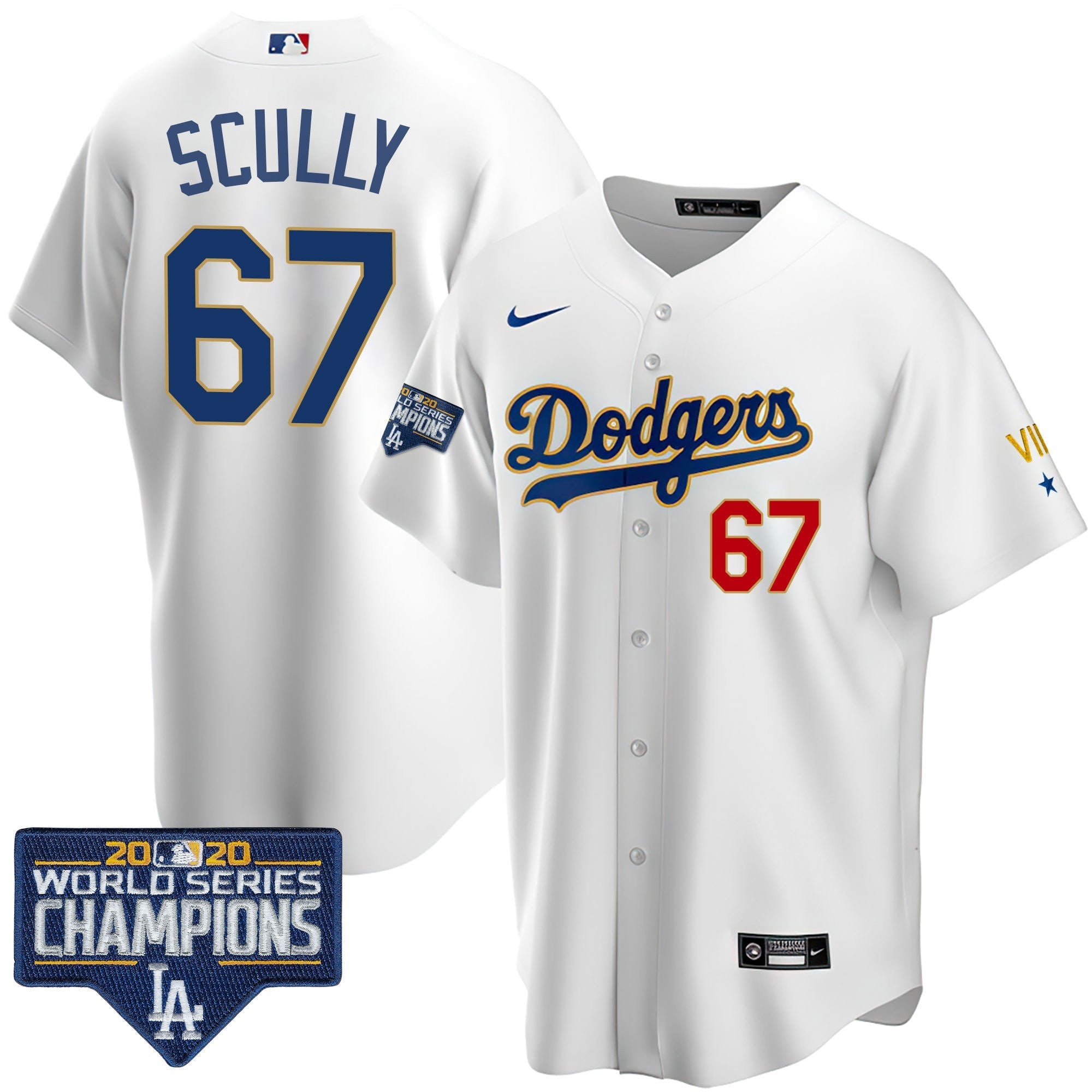 Men’s World Series Patch Gold Limited Jersey