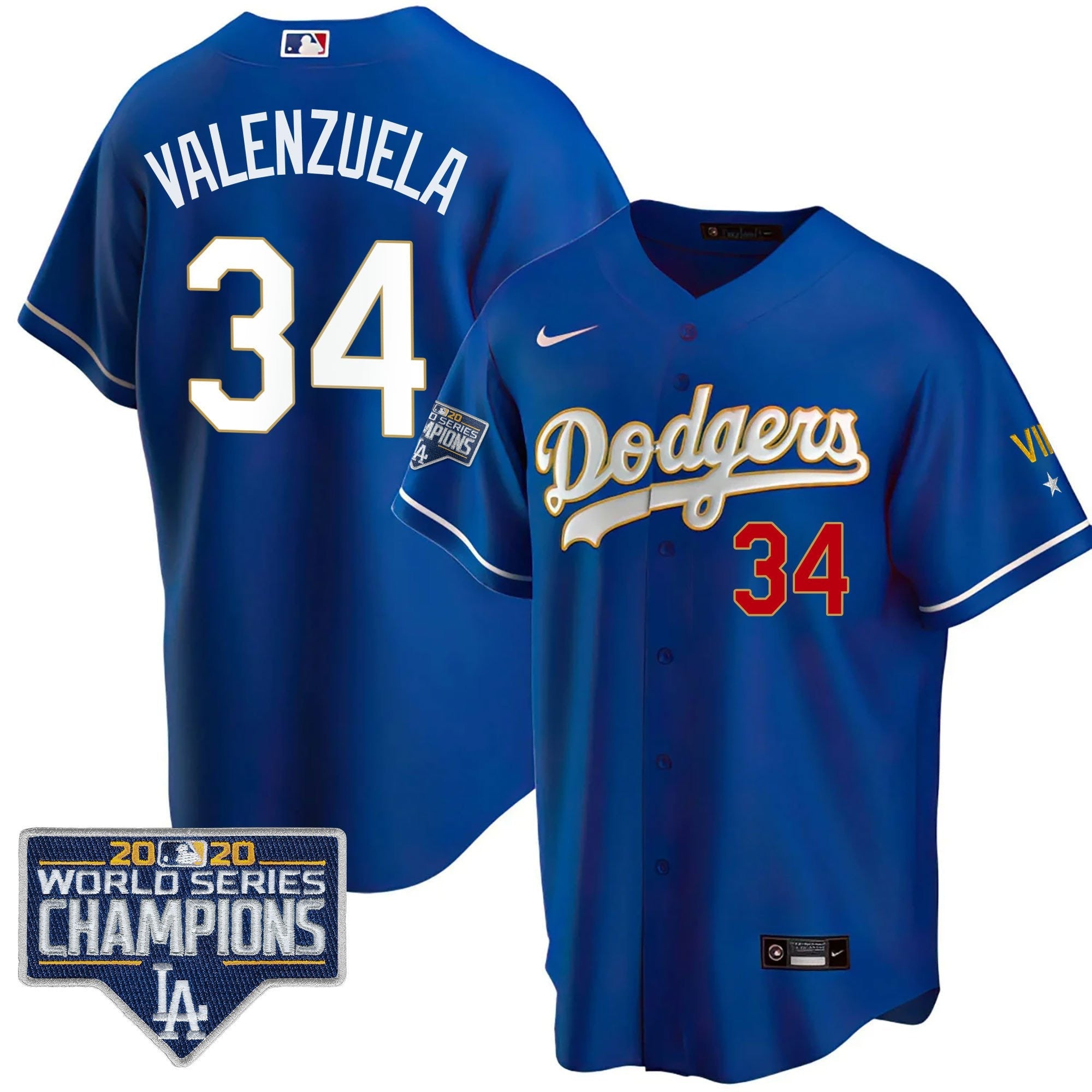 Men’s World Series Patch Gold Limited Jersey