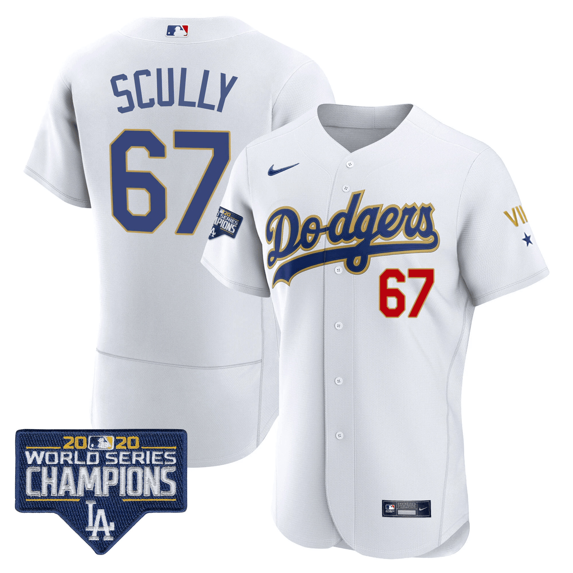 Men’s World Series Patch Gold Limited Jersey