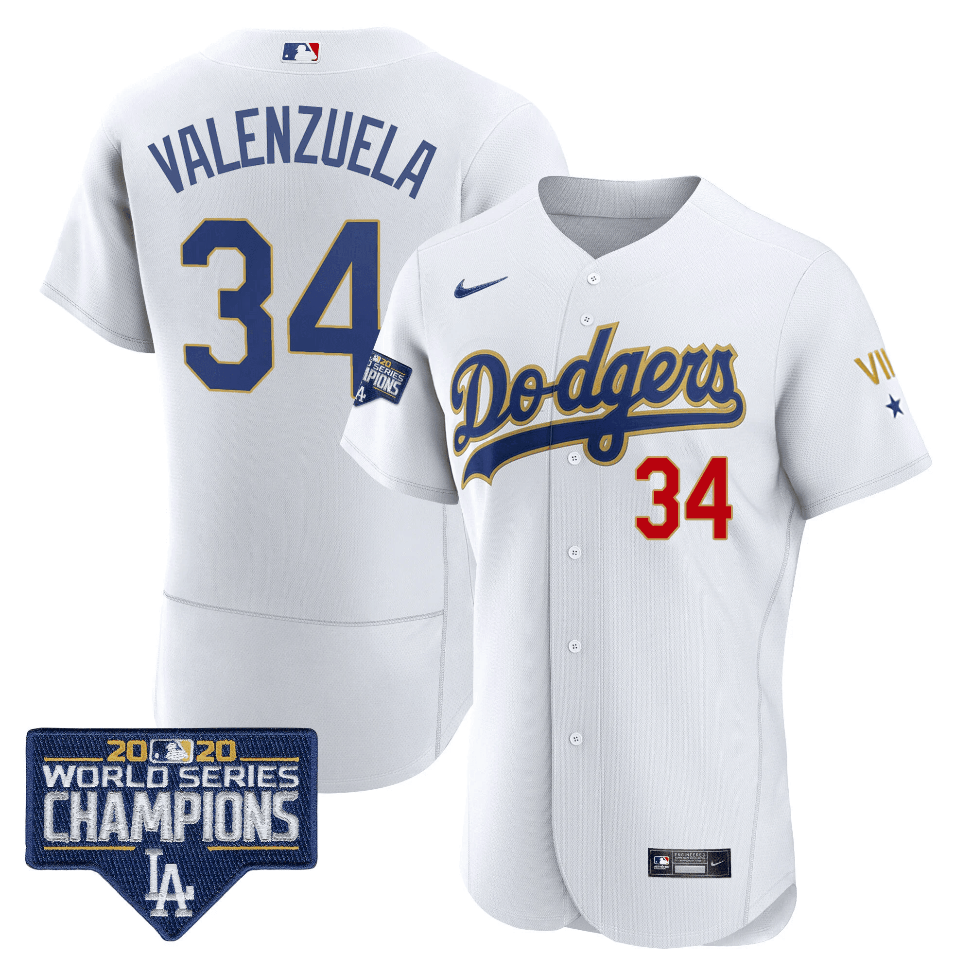Men’s World Series Patch Gold Limited Jersey