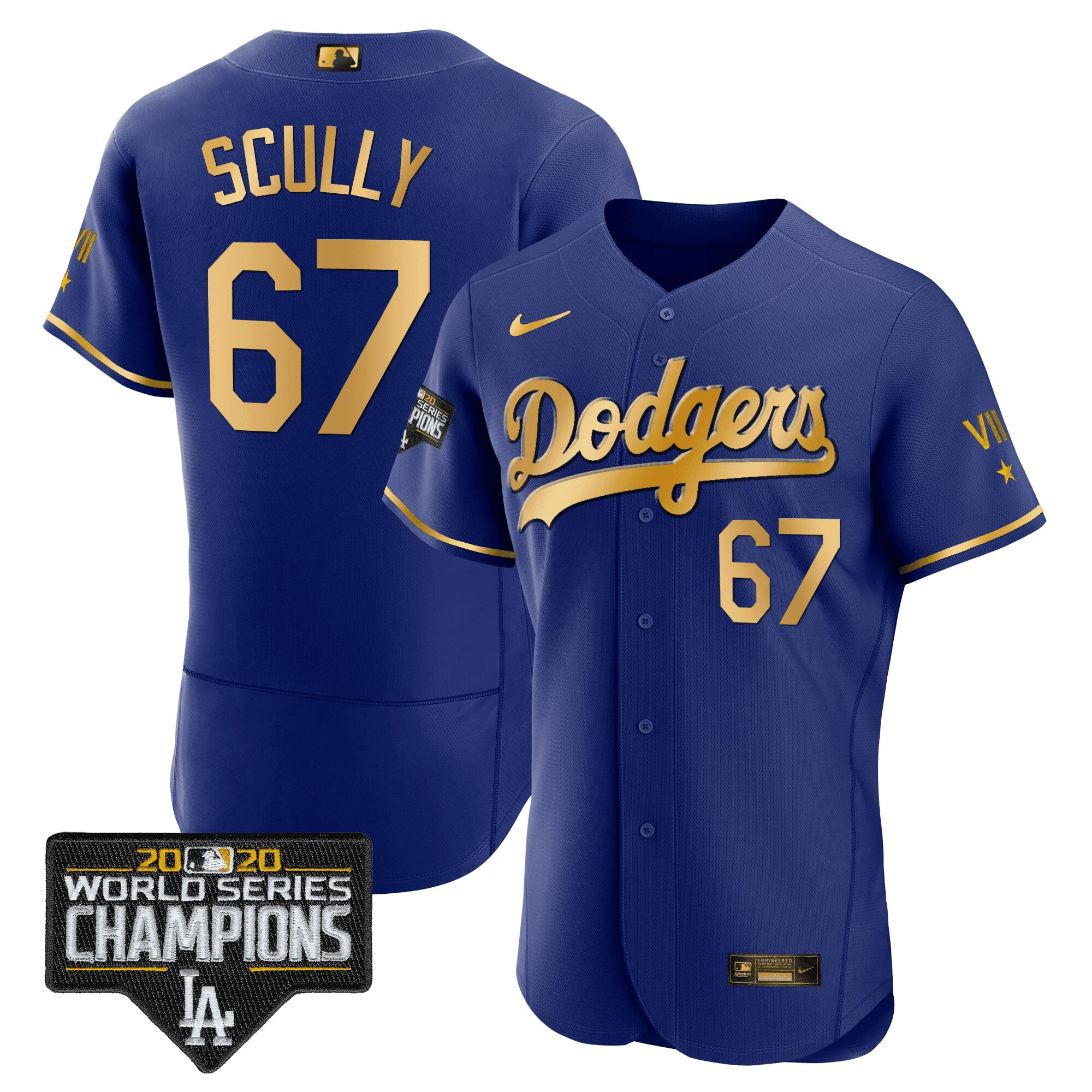 Men’s World Series Patch Gold Limited Jersey