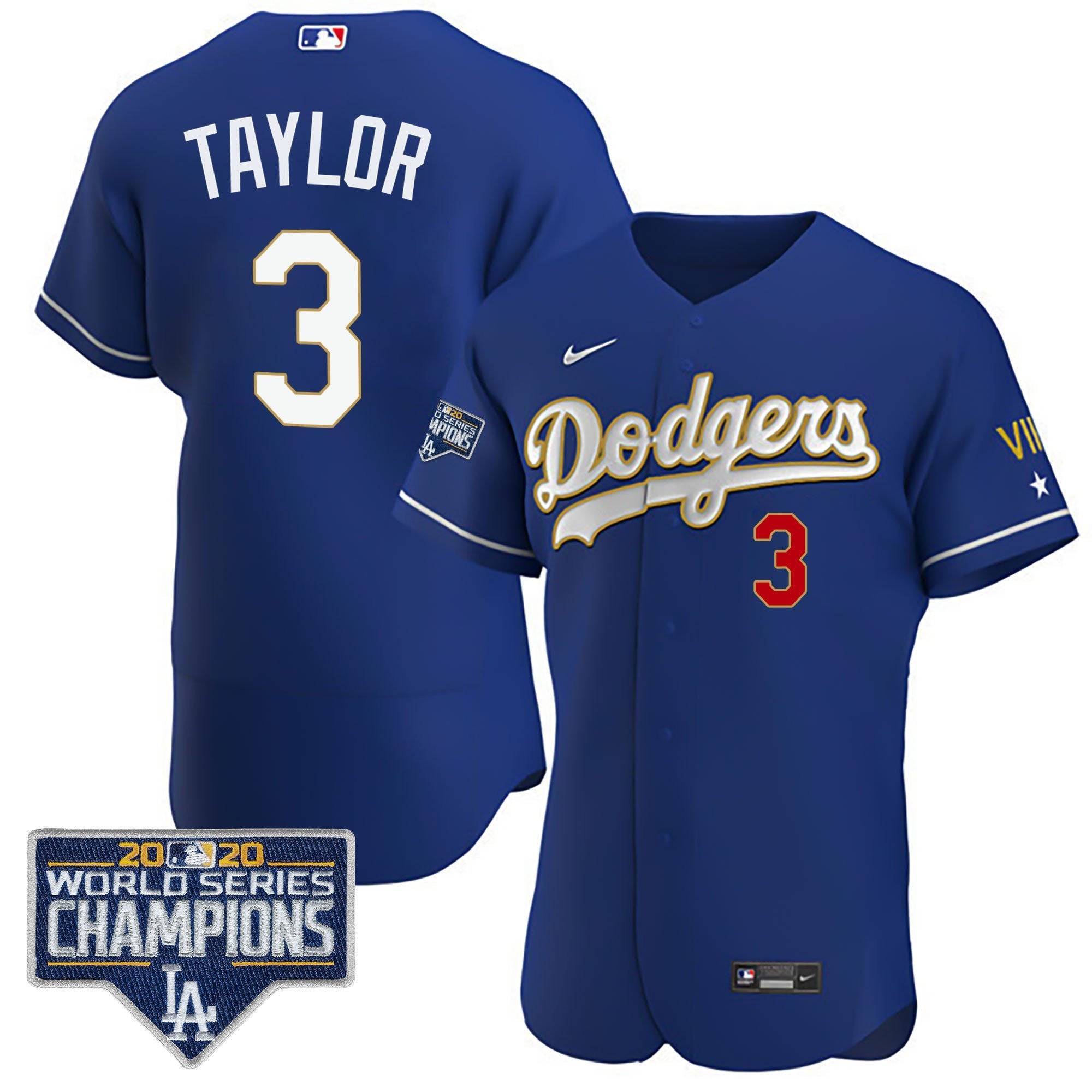 Men’s World Series Patch Gold Limited Jersey