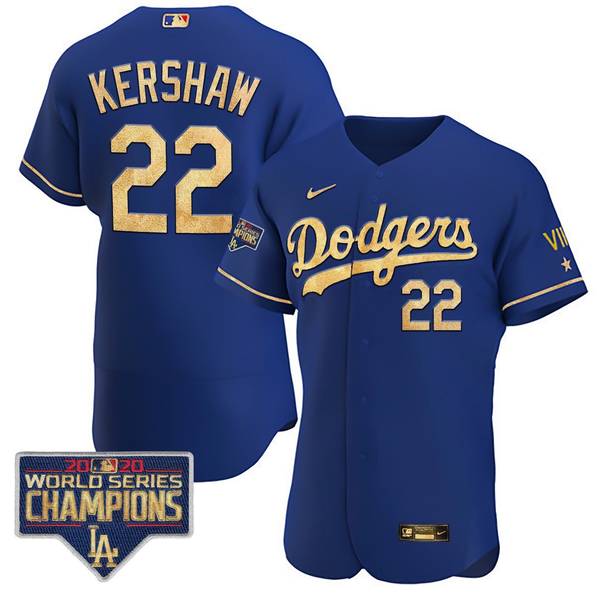 Men’s Royal Gold World Series 2020 Patch Jersey