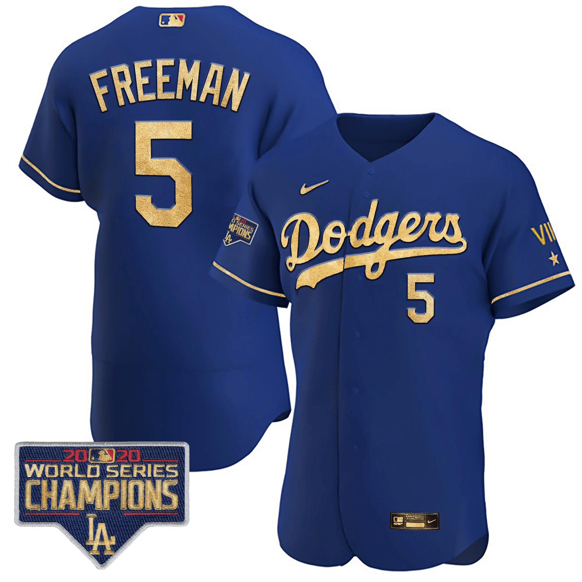 Men’s Royal Gold World Series 2020 Patch Jersey