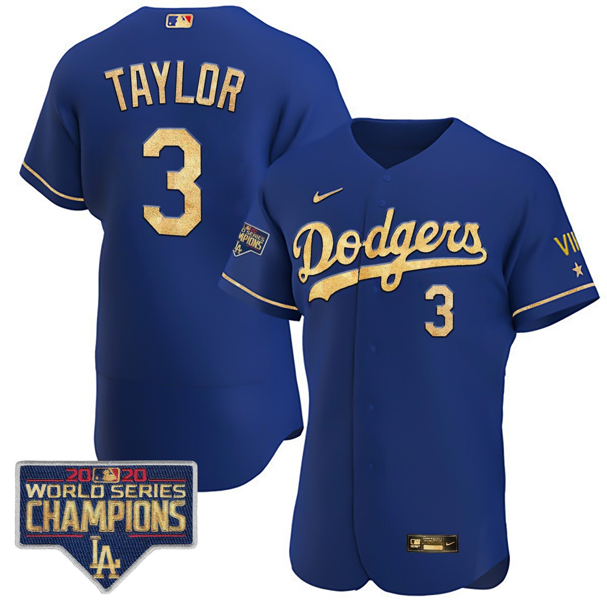 Men’s Royal Gold World Series 2020 Patch Jersey