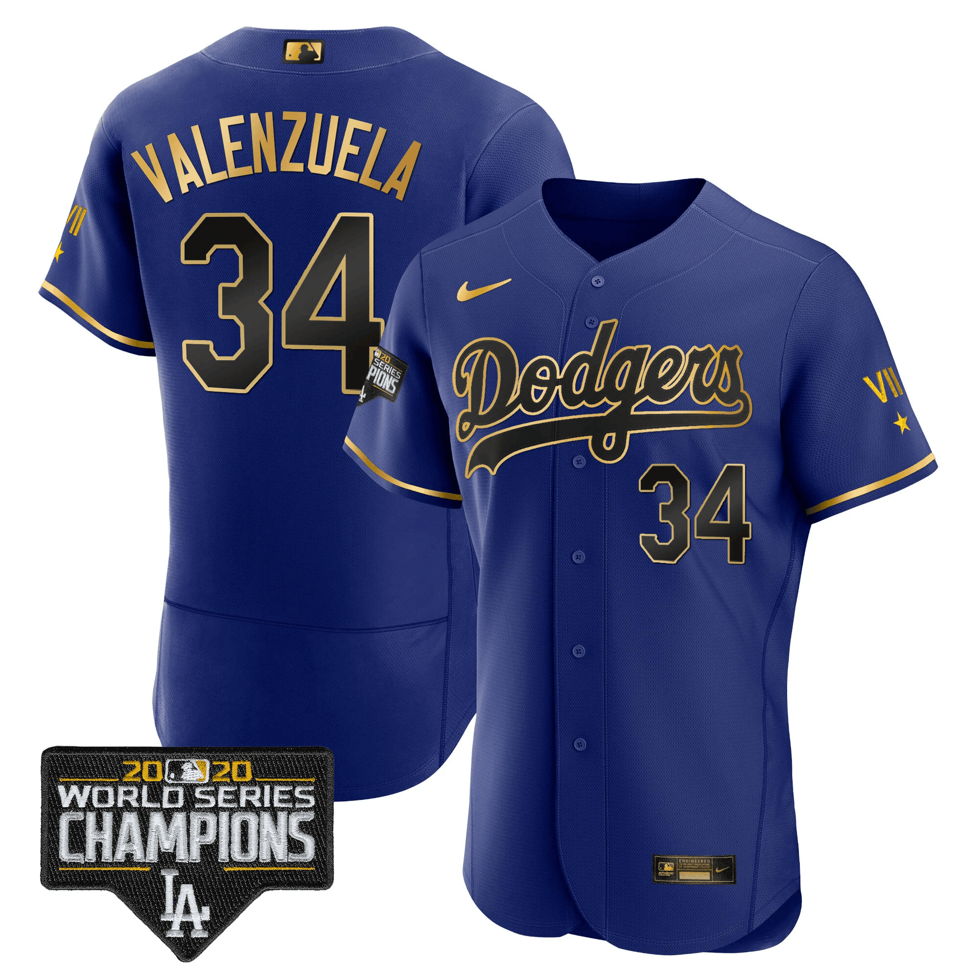 Men’s Royal Gold World Series 2020 Patch Jersey