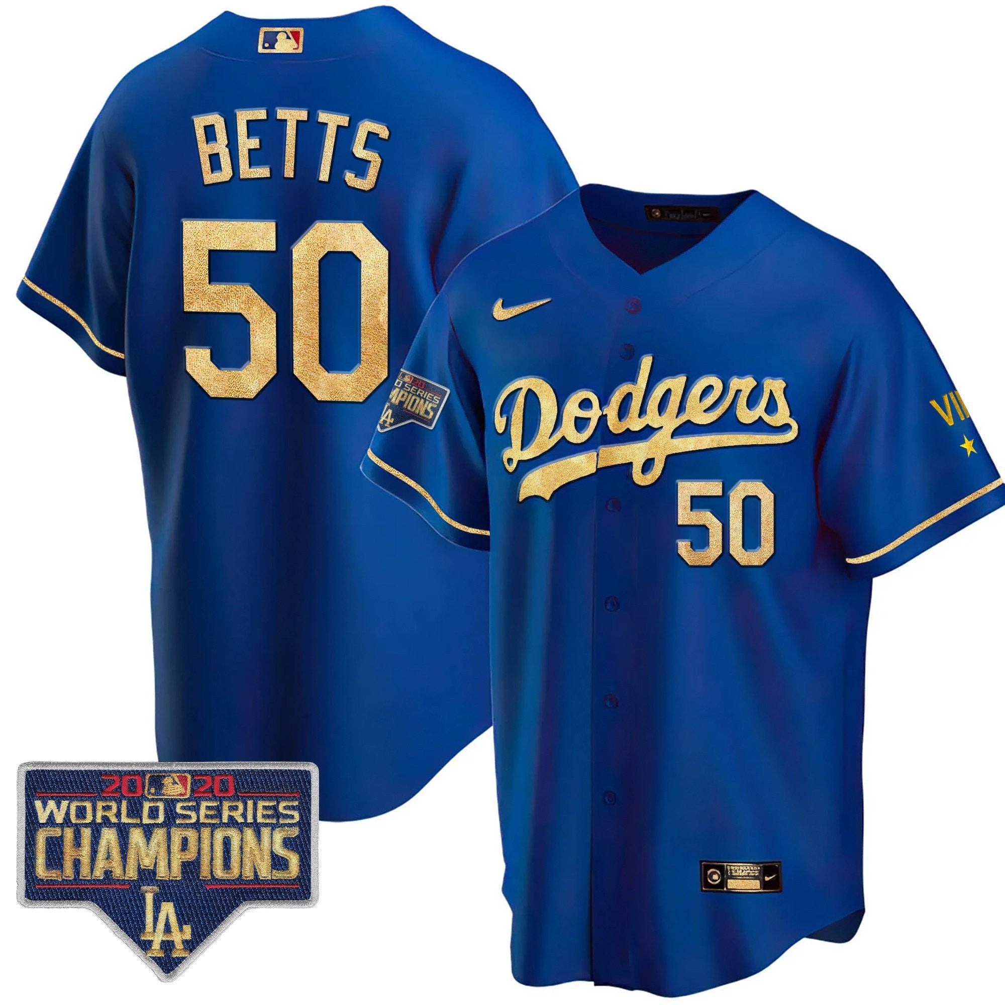 Men’s Royal Gold World Series 2020 Patch Jersey
