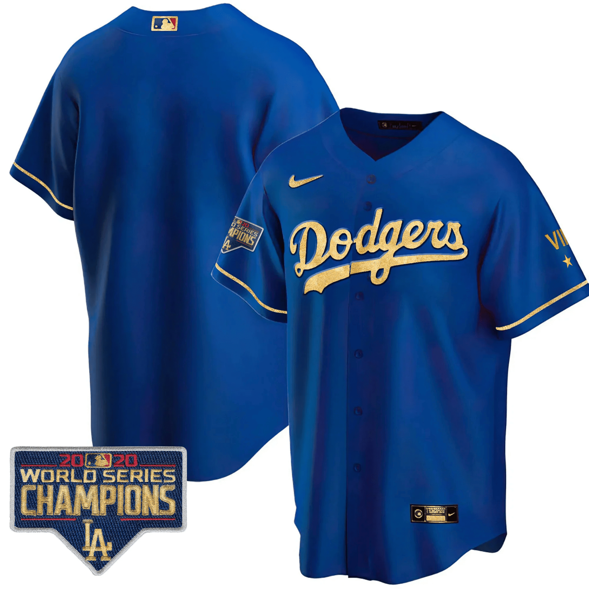 Men’s Royal Gold World Series 2020 Patch Jersey