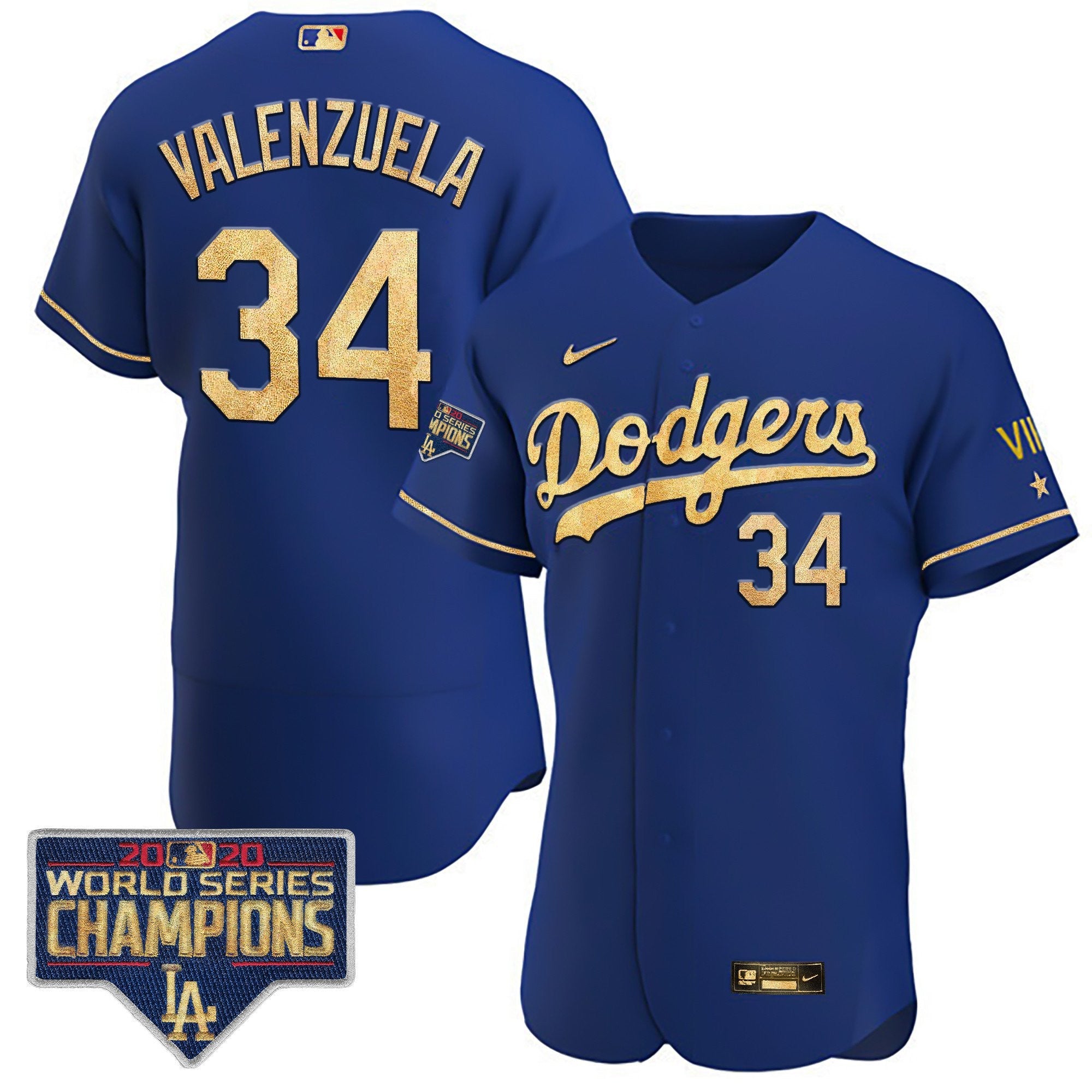 Men’s Royal Gold World Series 2020 Patch Jersey