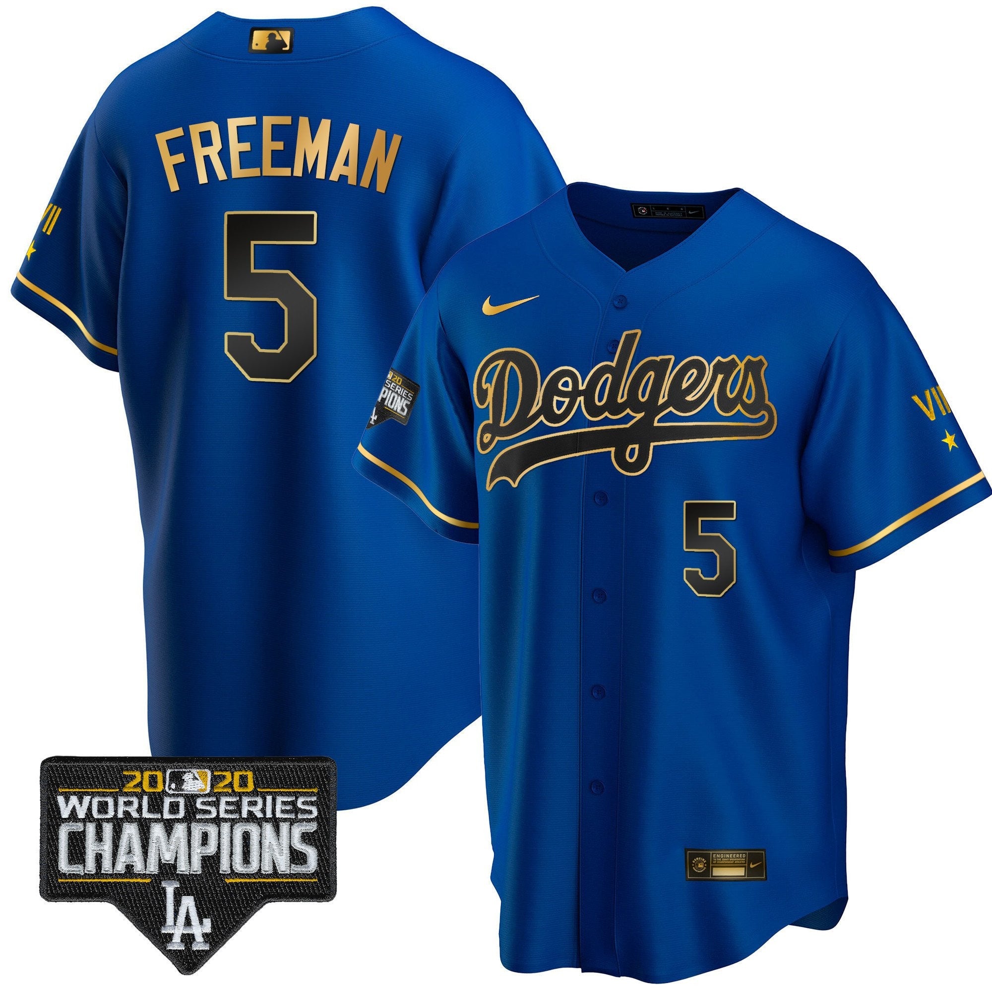 Men’s Royal Gold World Series 2020 Patch Jersey