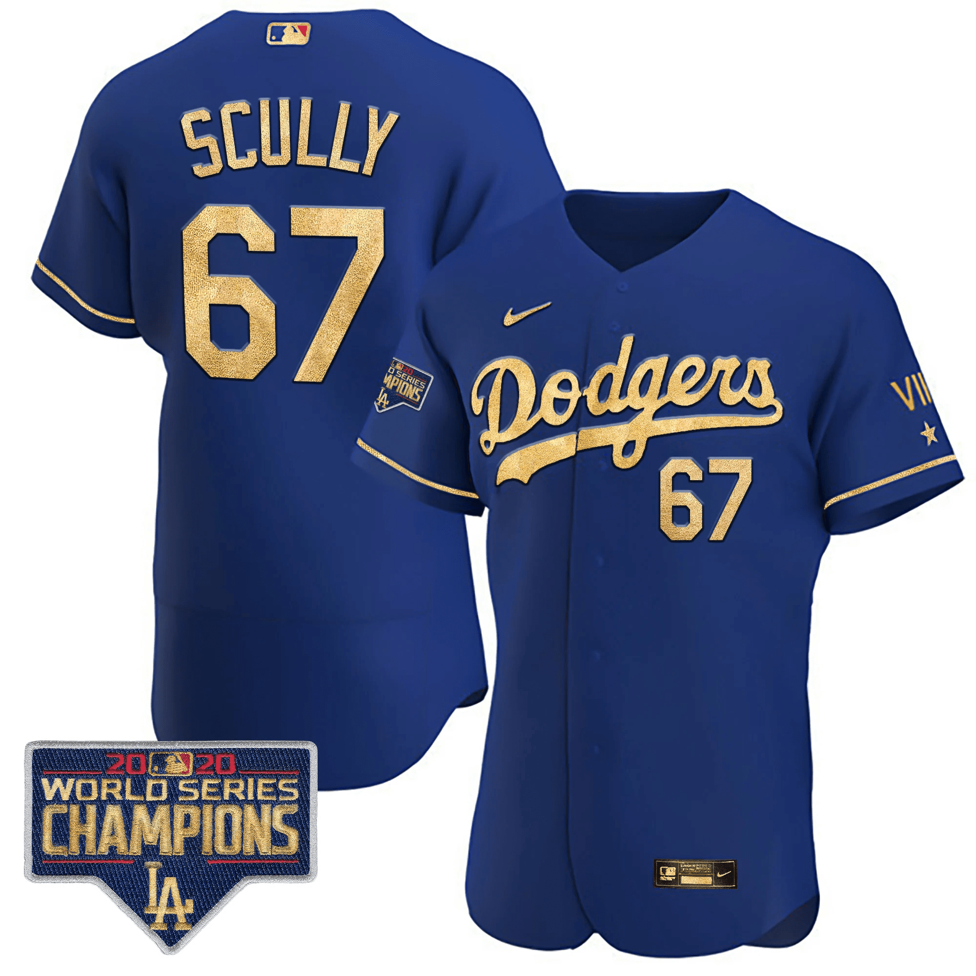 Men’s Royal Gold World Series 2020 Patch Jersey