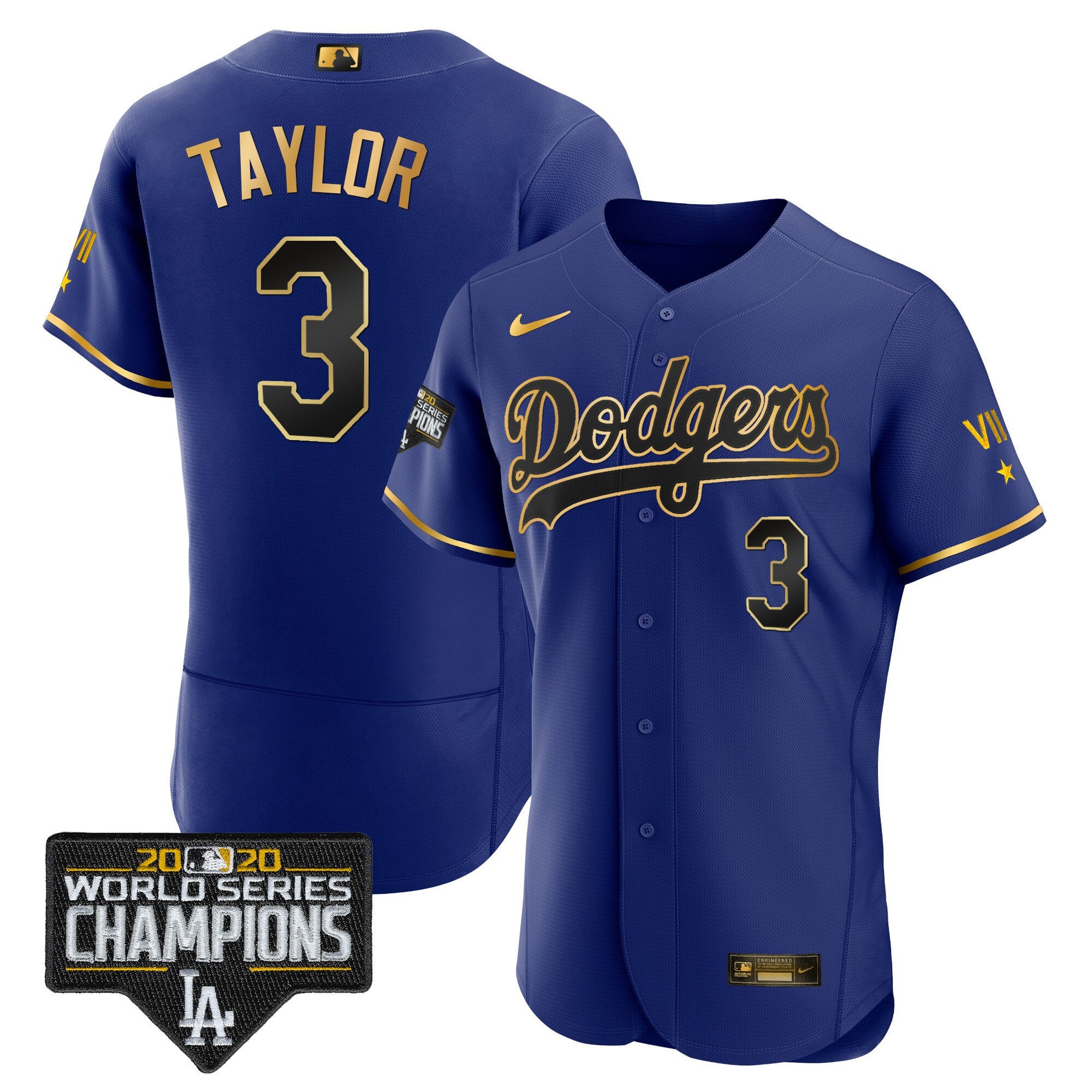 Men’s Royal Gold World Series 2020 Patch Jersey