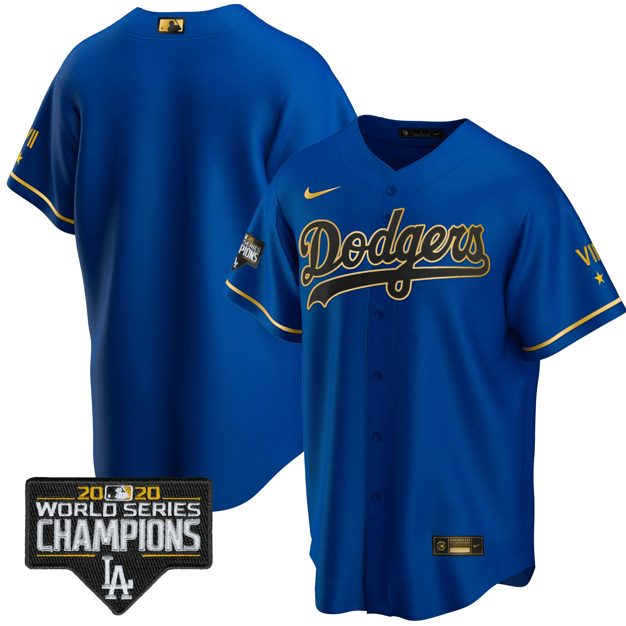 Men’s Royal Gold World Series 2020 Patch Jersey