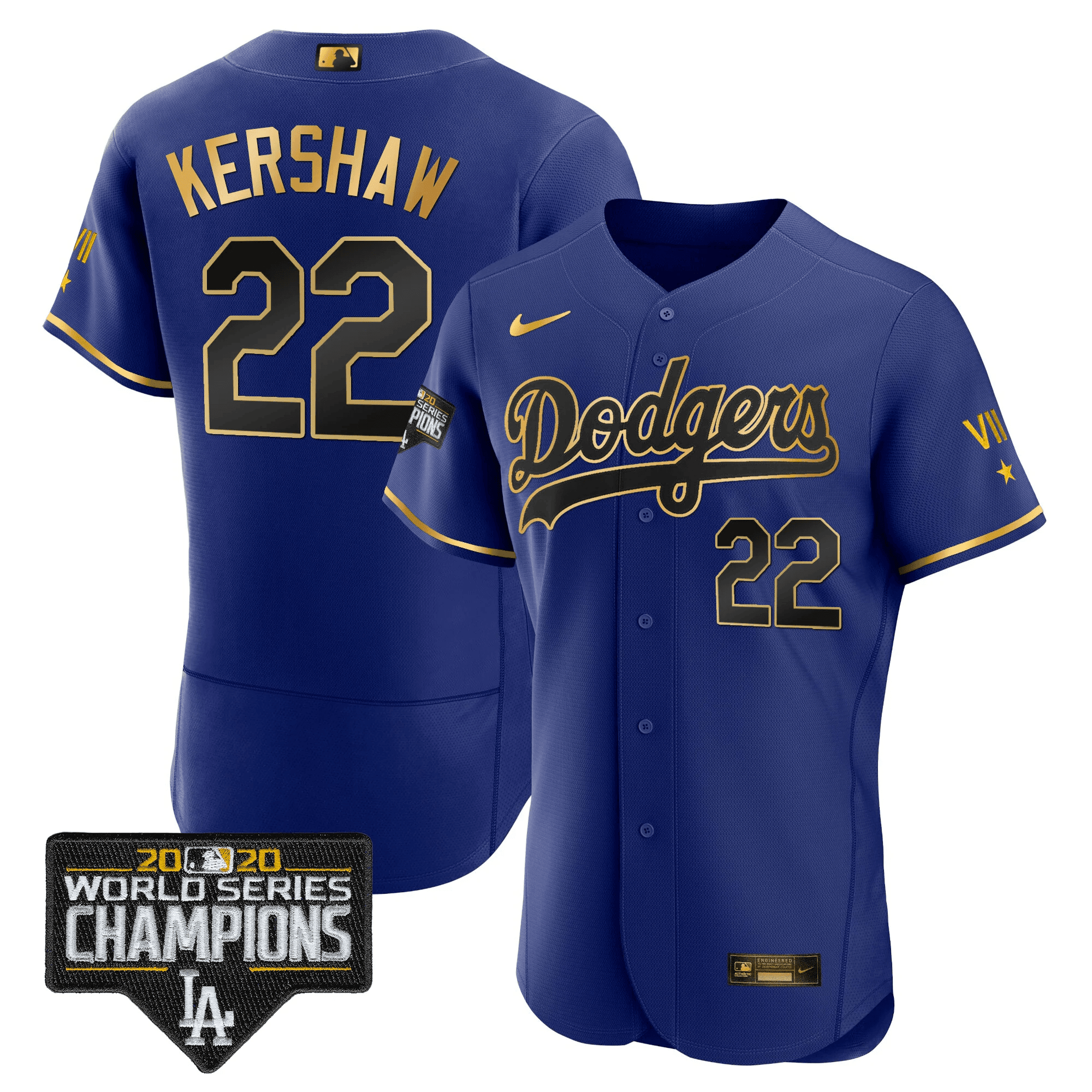 Men’s Royal Gold World Series 2020 Patch Jersey