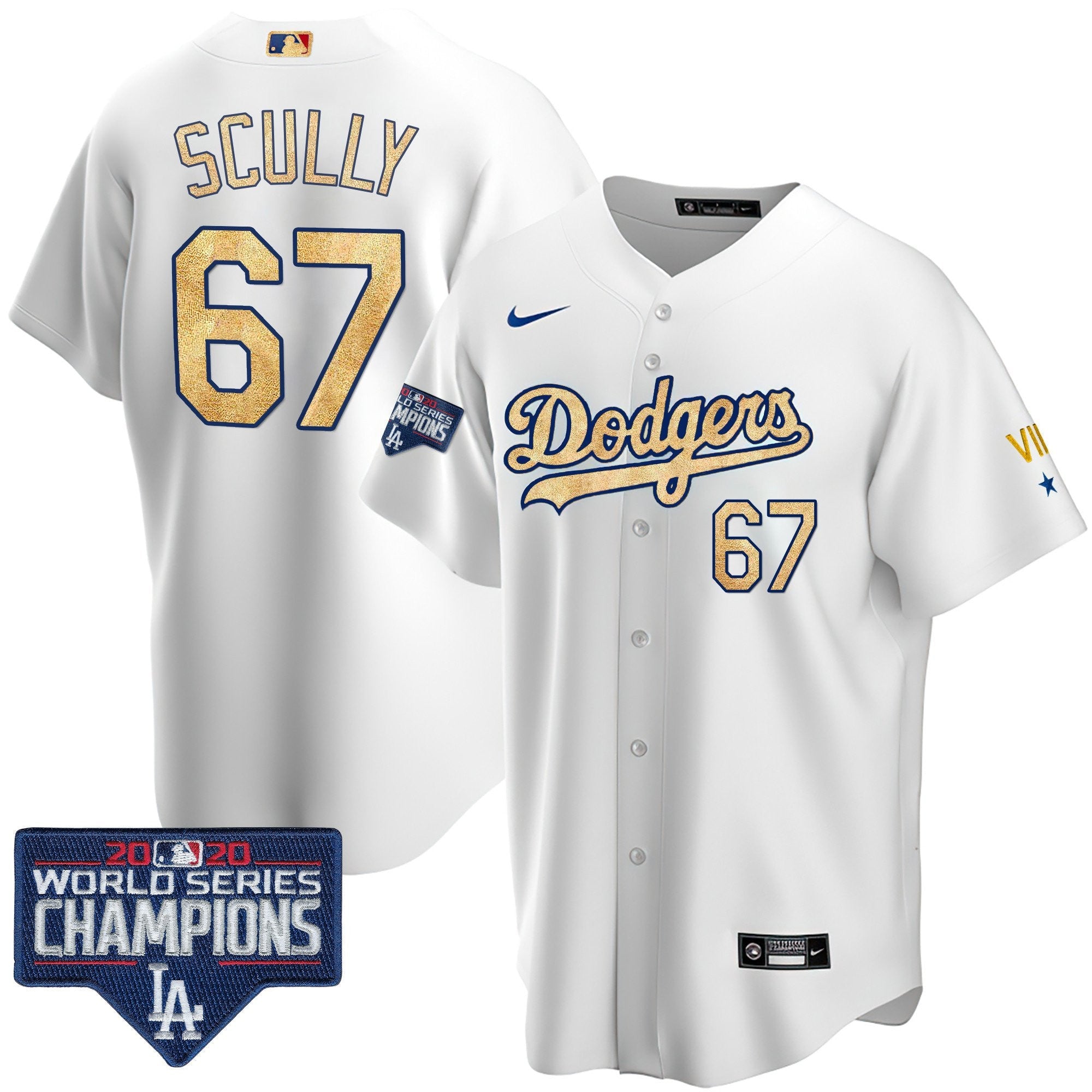 Men’s 2020 World Series Champions Rush Gold Jersey