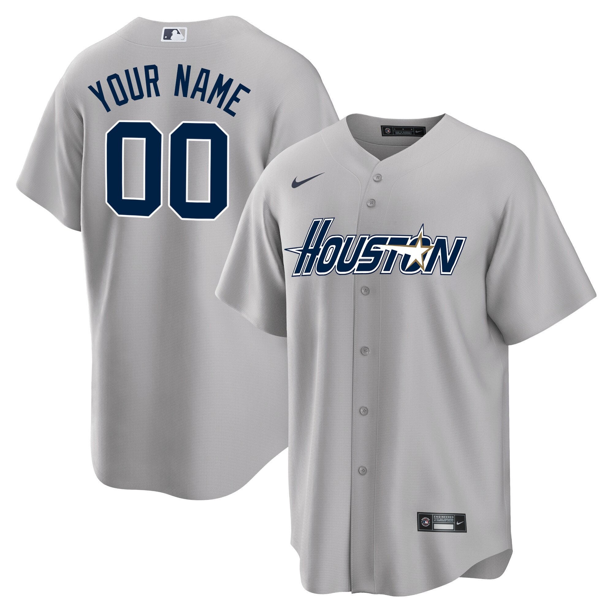 Gray & Black Gold Special Custom Jersey
