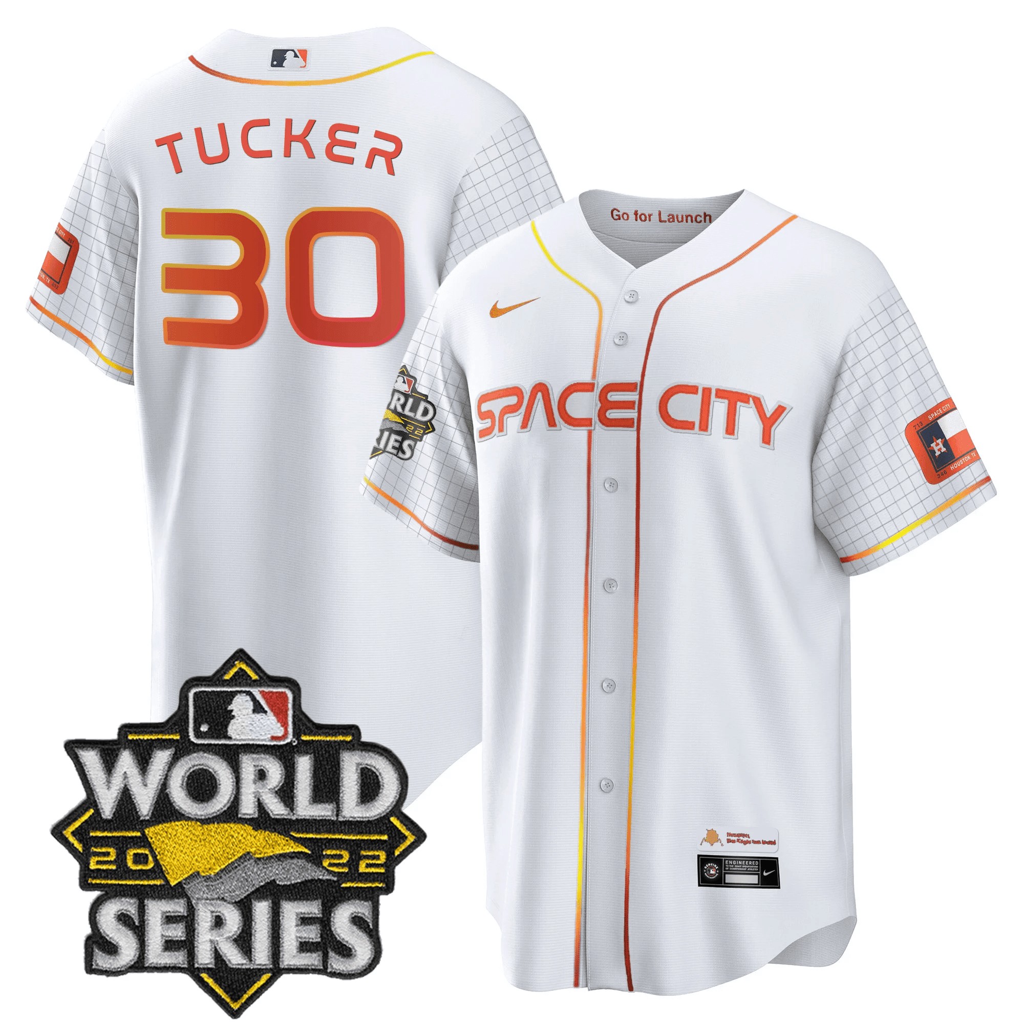 Men’s Space City Black & White Jersey