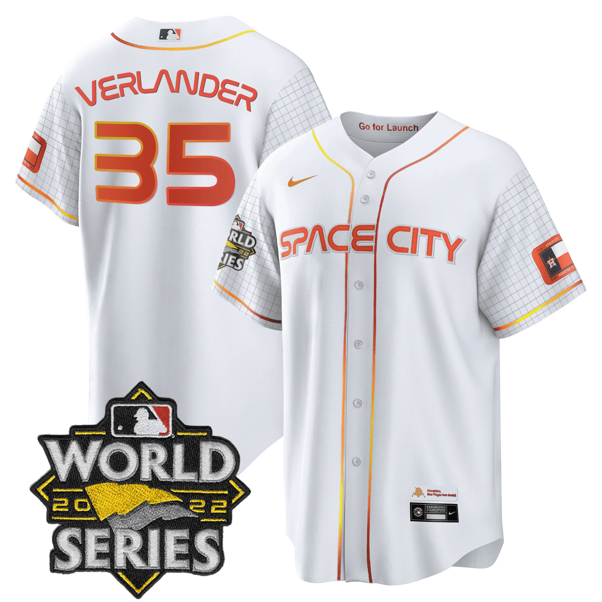 Men’s Space City Black & White Jersey