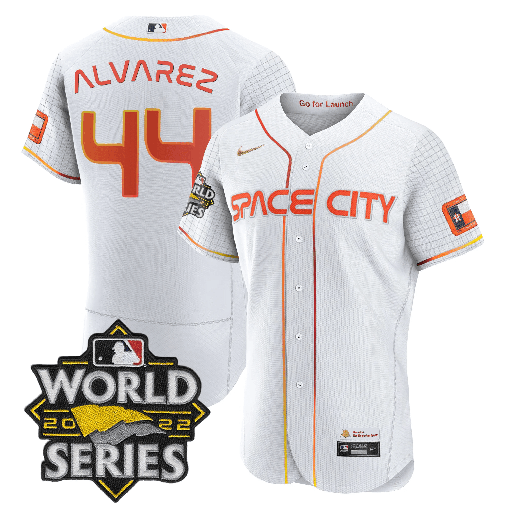 Men’s Space City Black & White Jersey