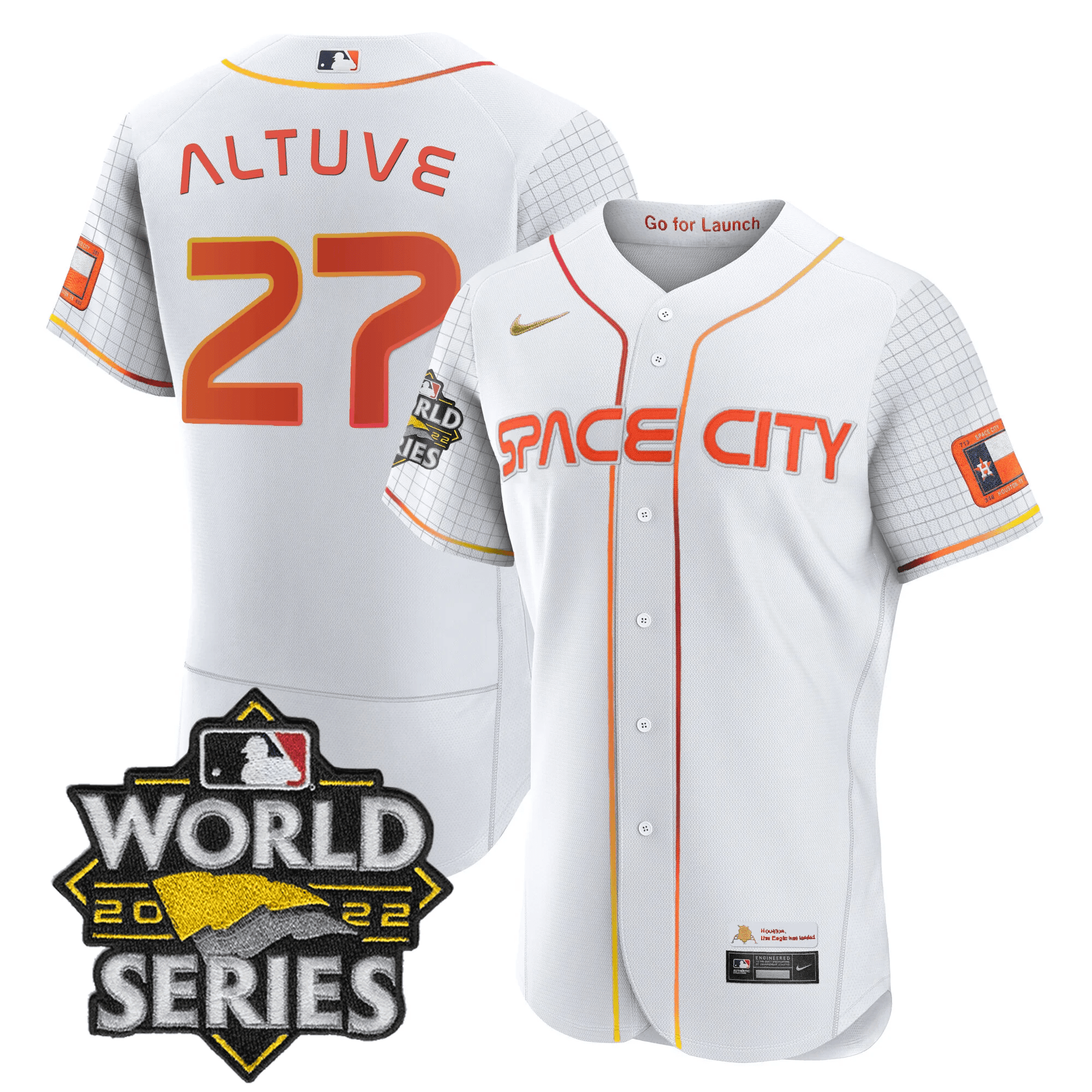 Men’s Space City Black & White Jersey