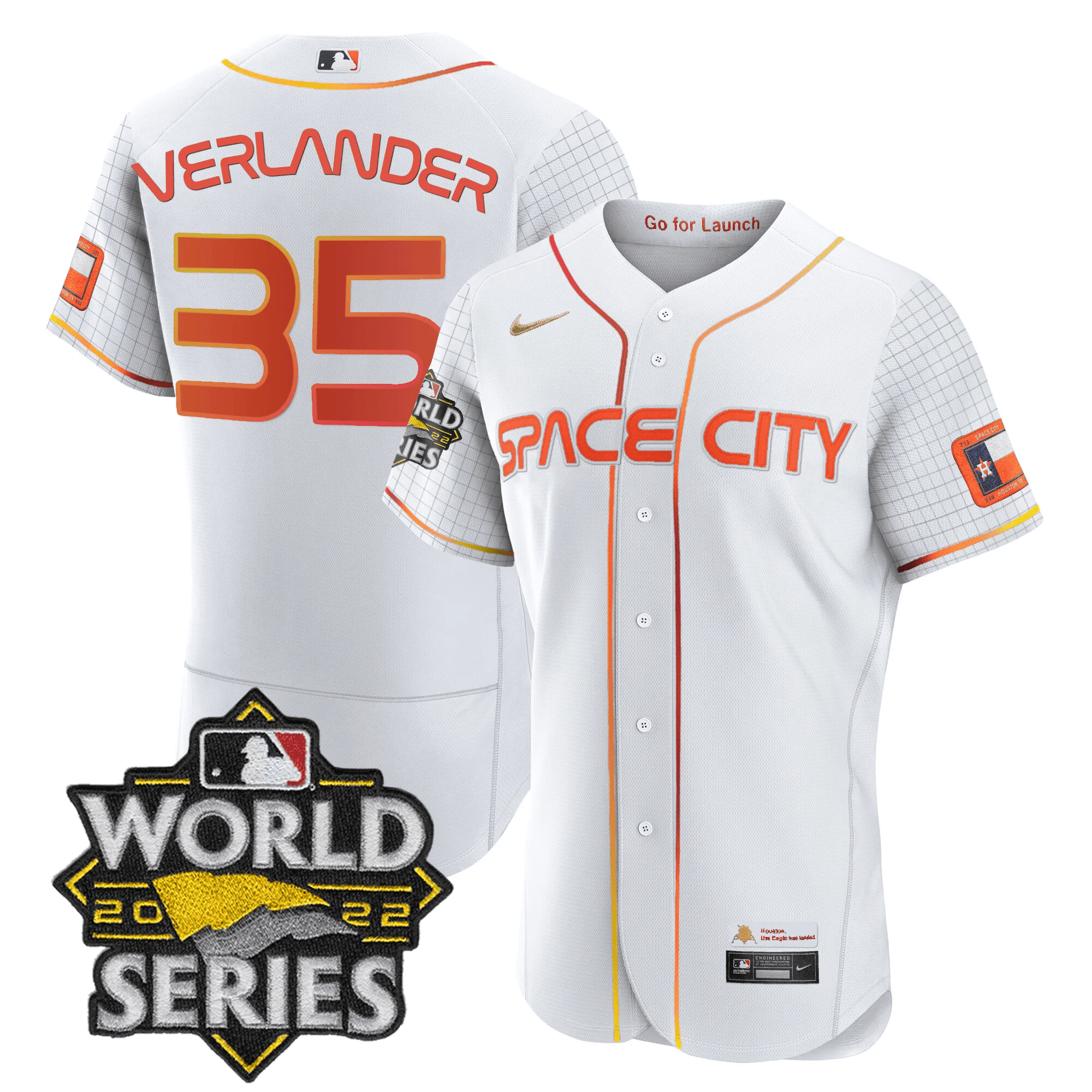 Men’s Space City Black & White Jersey