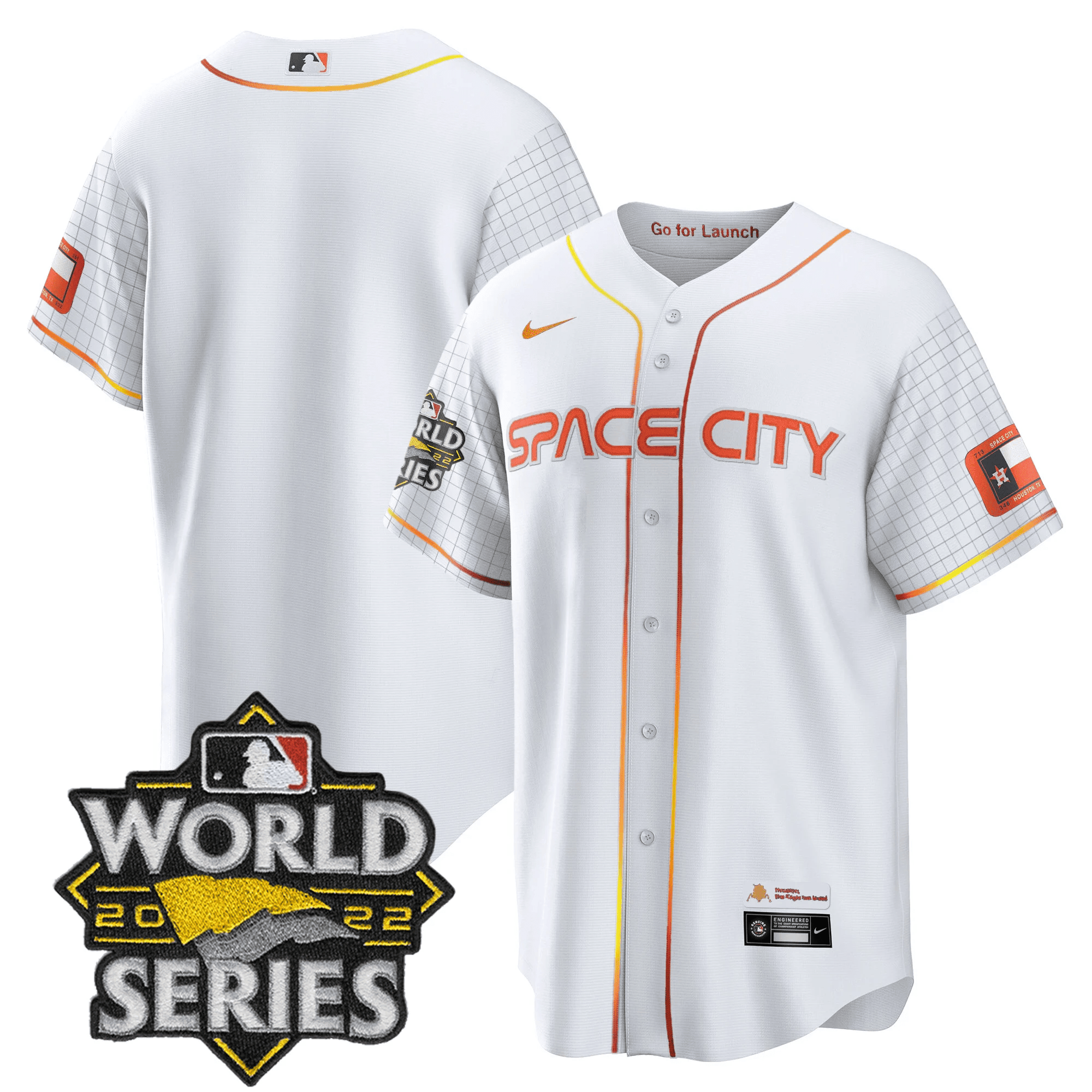 Men’s Space City Black & White Jersey