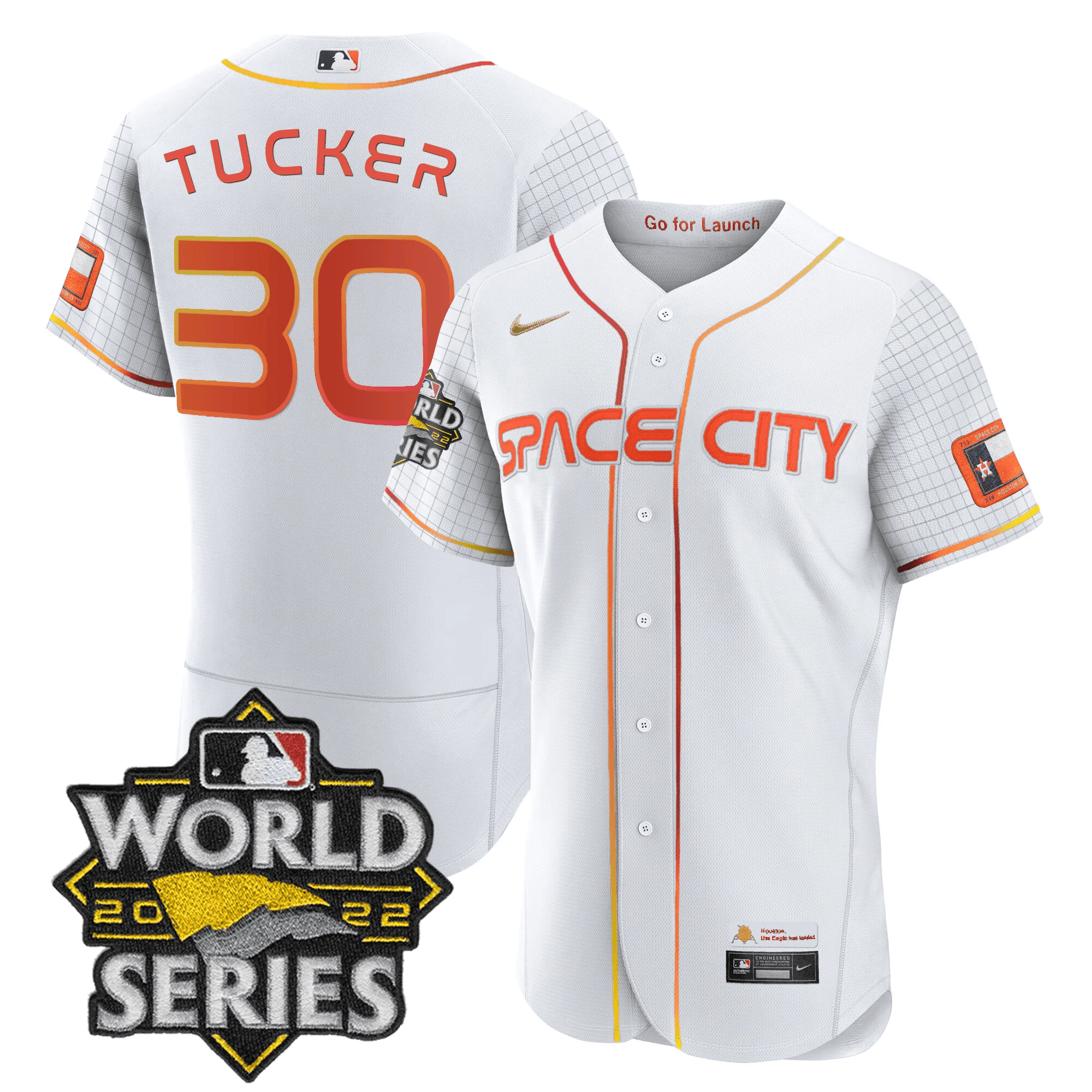 Men’s Space City Black & White Jersey
