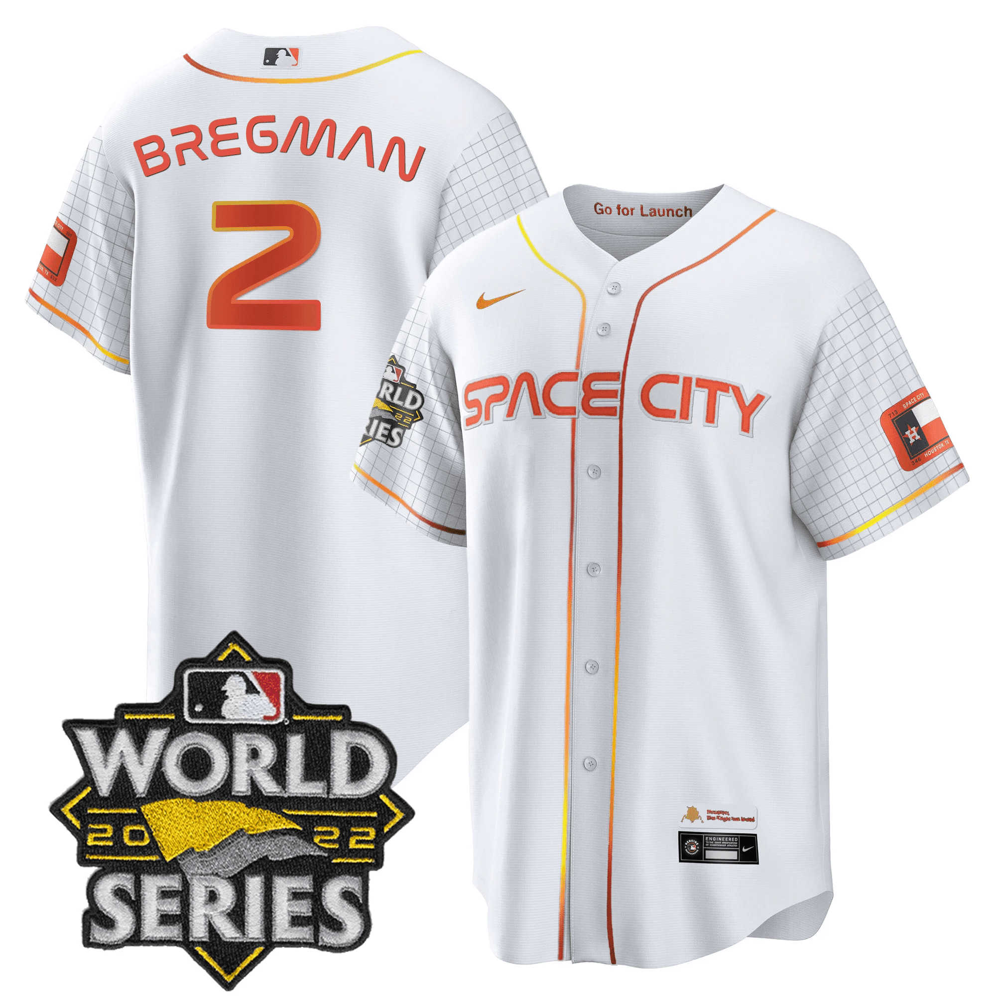 Men’s Space City Black & White Jersey