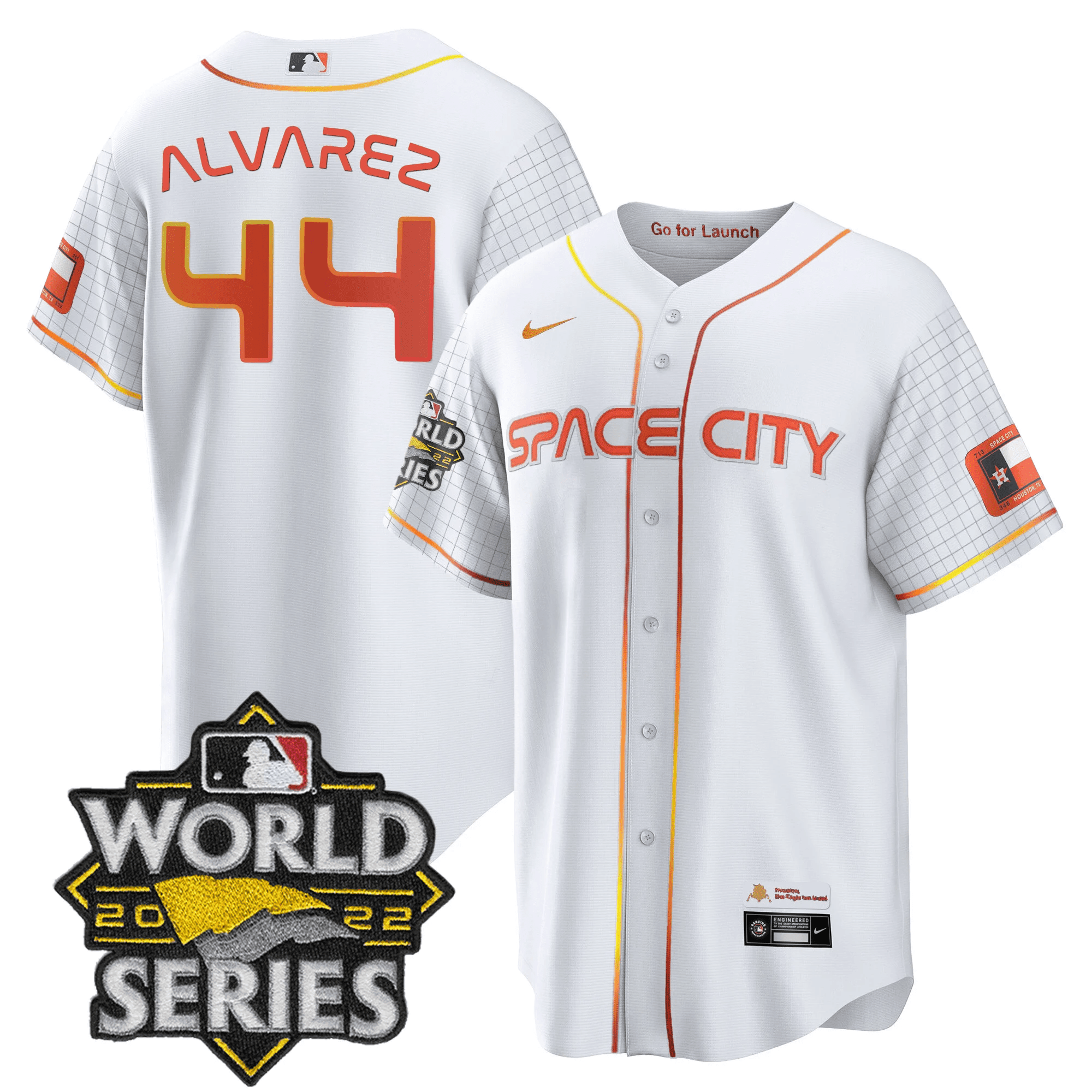 Men’s Space City Black & White Jersey
