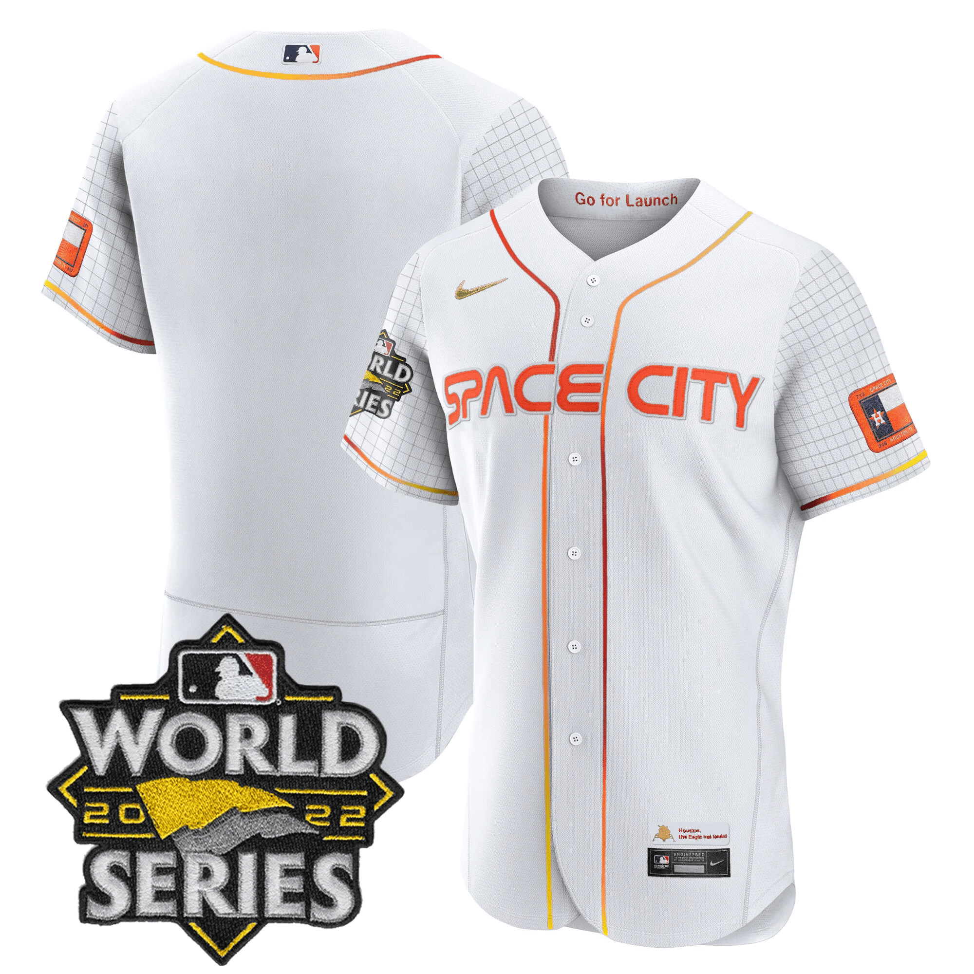 Men’s Space City Black & White Jersey