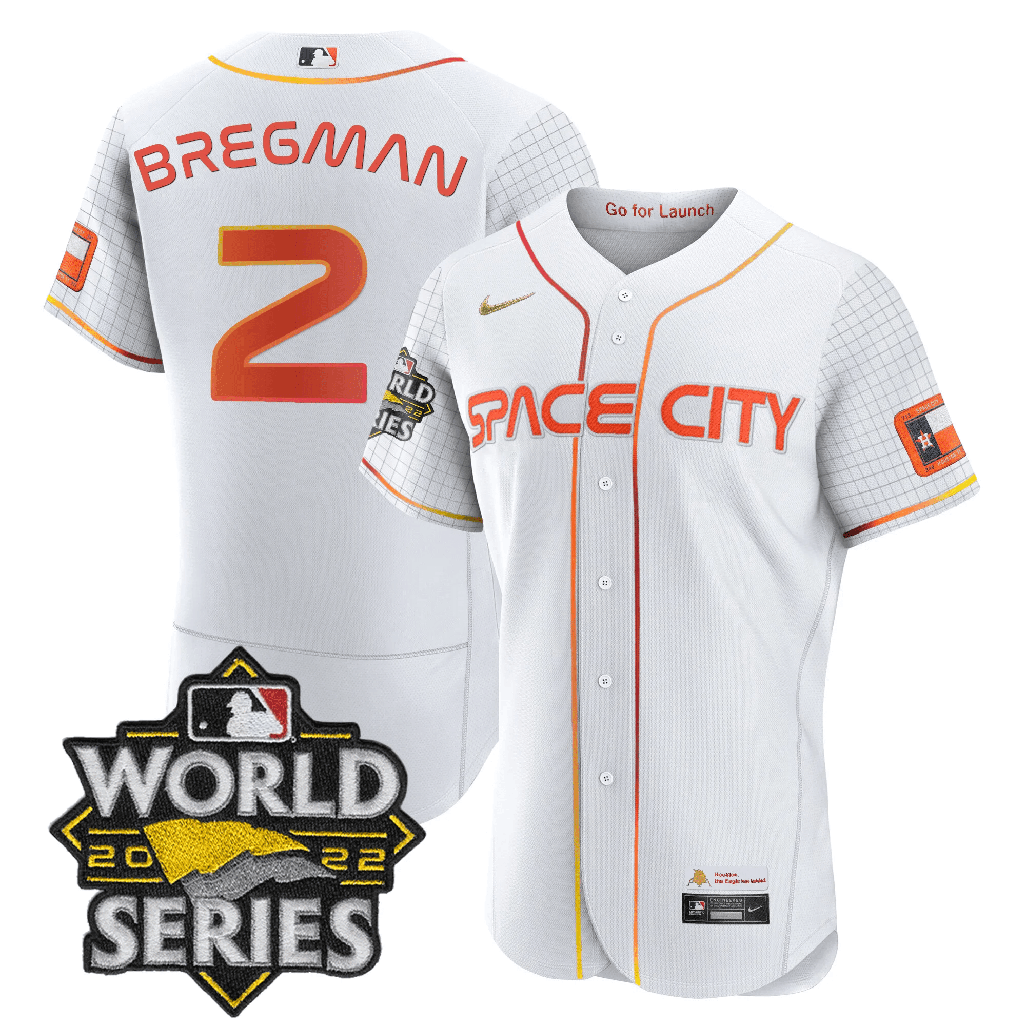 Men’s Space City Black & White Jersey