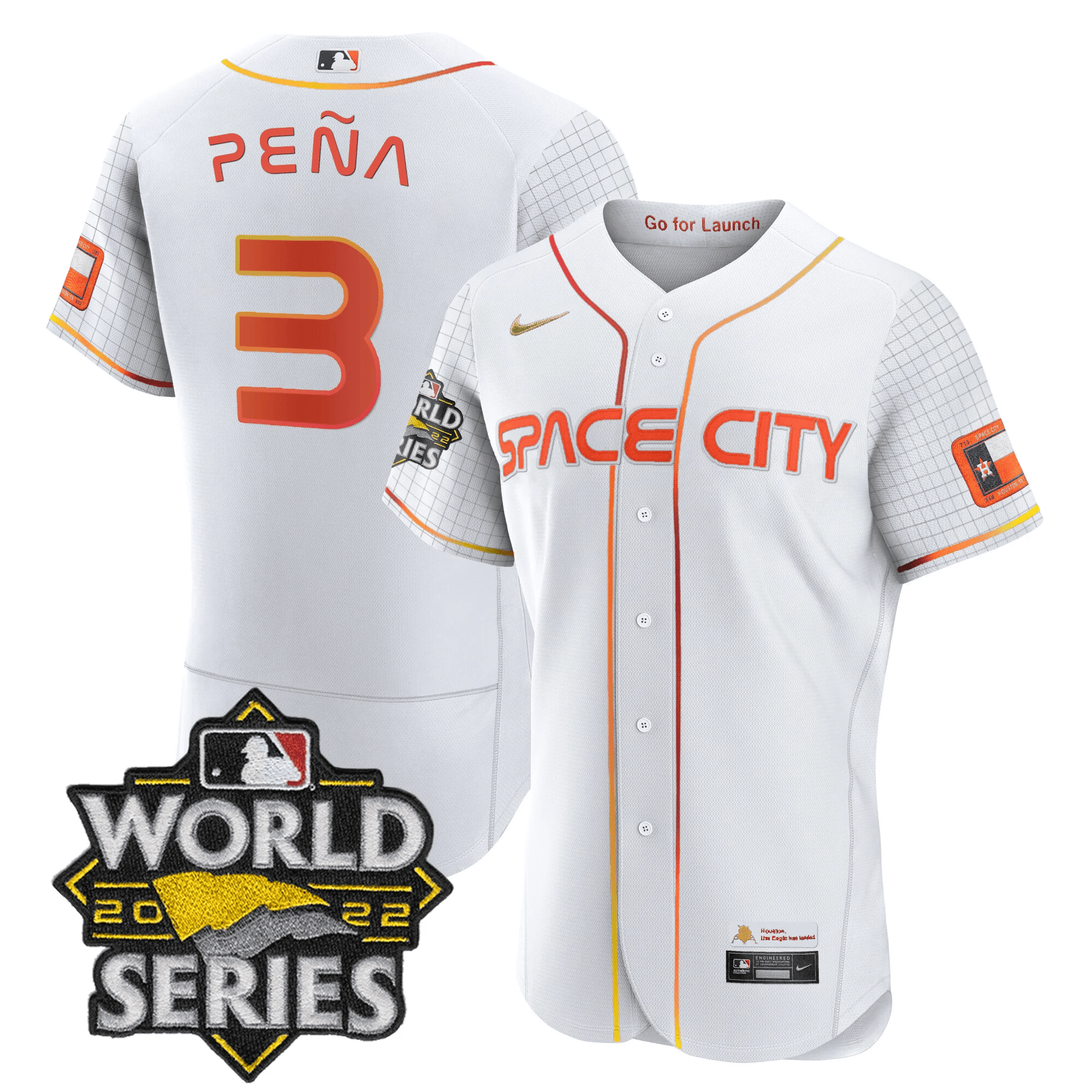 Men’s Space City Black & White Jersey