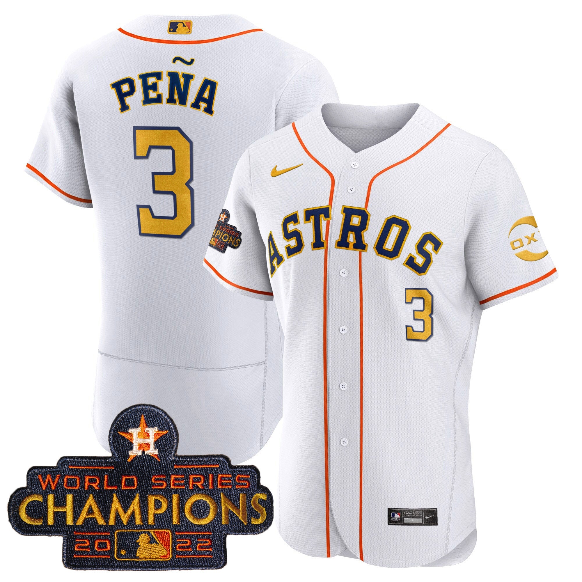 Jeremy Pena Houston 2023 Gold Rush Oxy Jersey