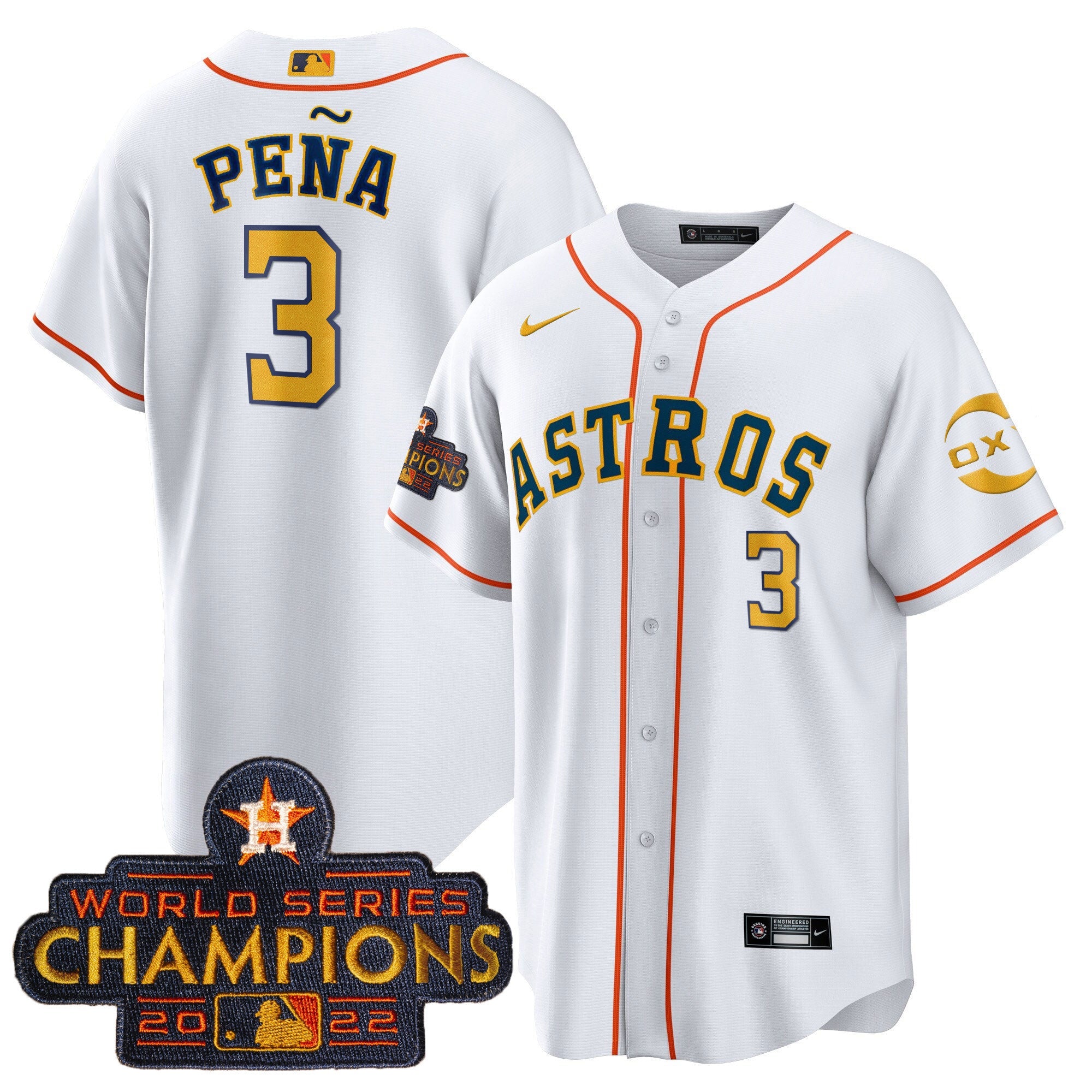 Jeremy Pena Houston 2023 Gold Rush Oxy Jersey